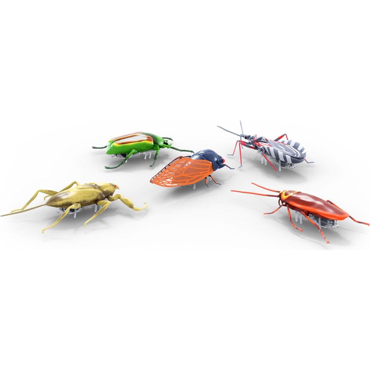 HEX BOTS Insectos Reales Nano - Paquete de 5 Juguetes