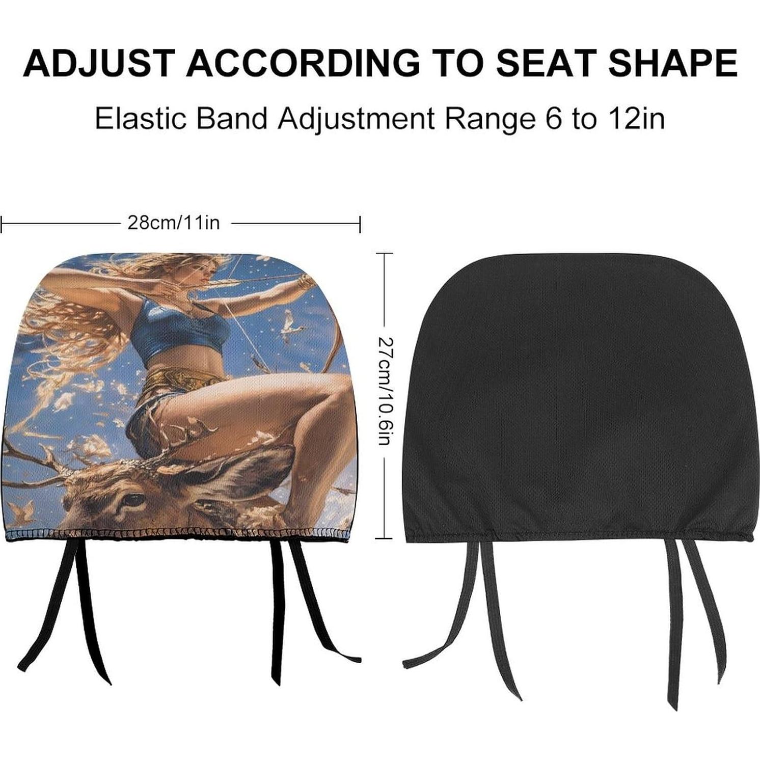 Cubierta de Reposacabezas de Coche AXEDENRRT Artemisa 28x27cm