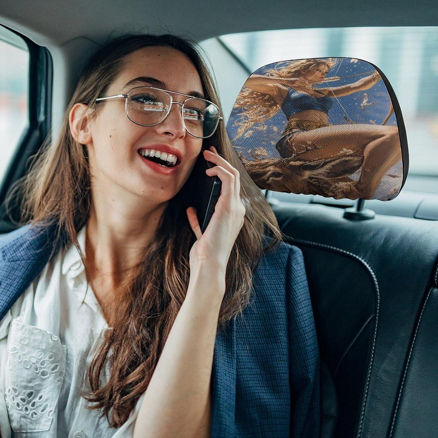 Cubierta de Reposacabezas de Coche AXEDENRRT Artemisa 28x27cm