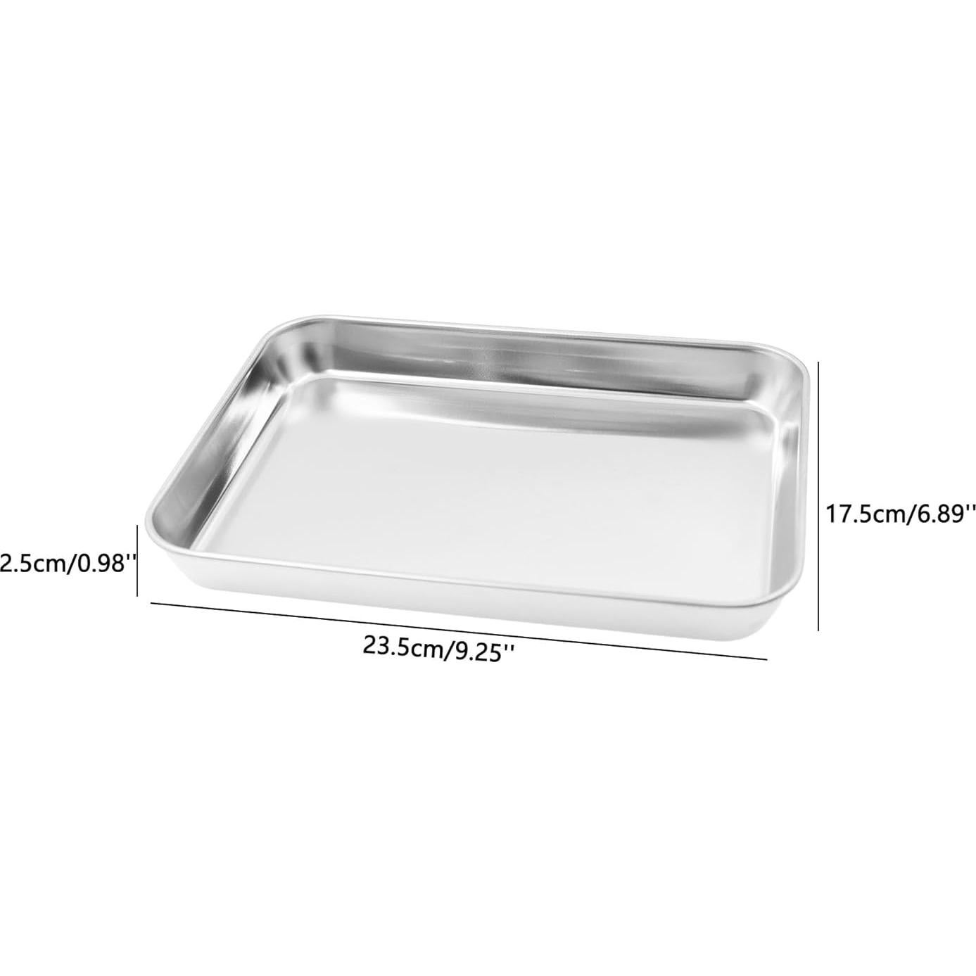 Bandeja Quirúrgica de Acero Inoxidable 304 ULIFESTAR 23.5x17.5 cm