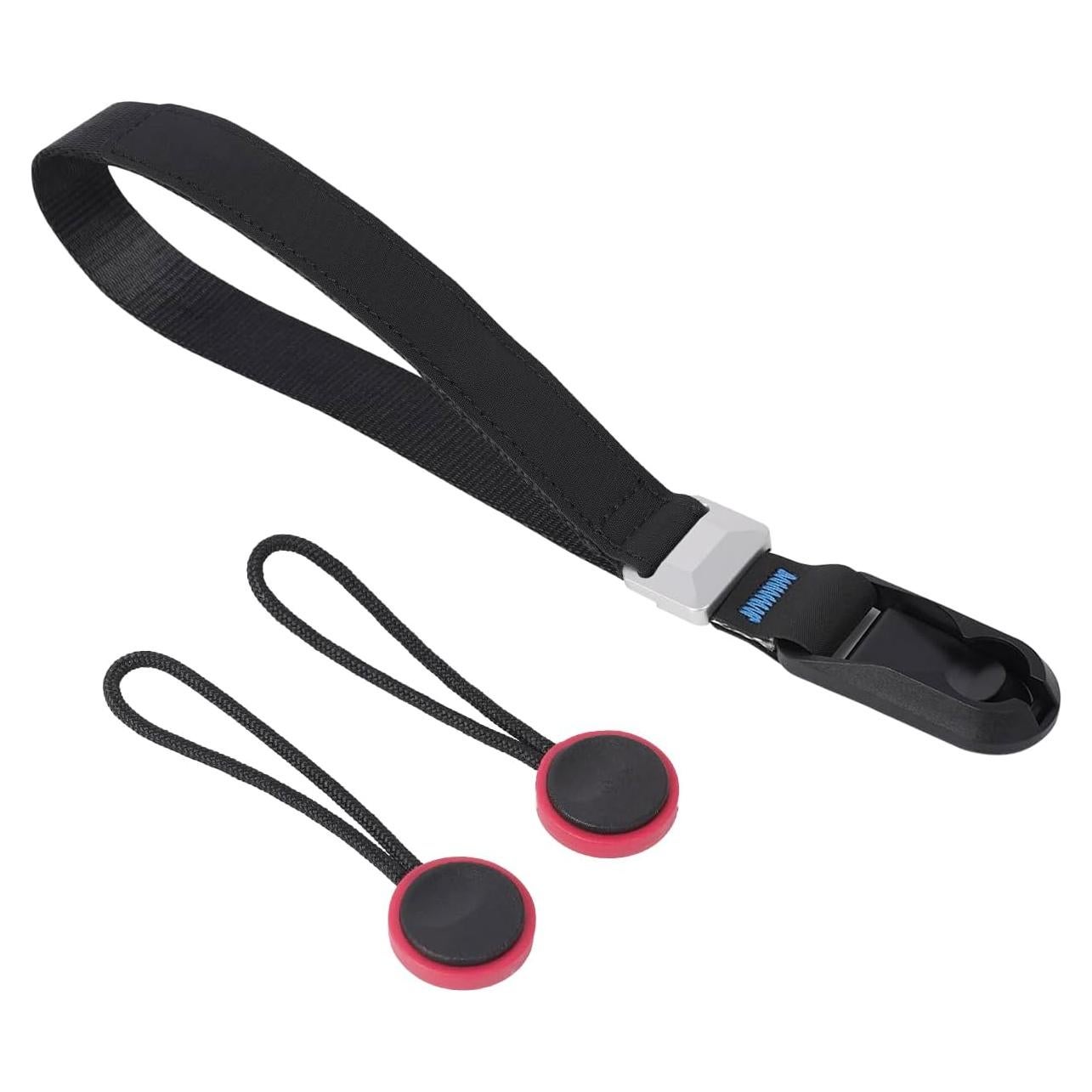 Correa de muñeca para cámara DSLR SLR ajustable azul