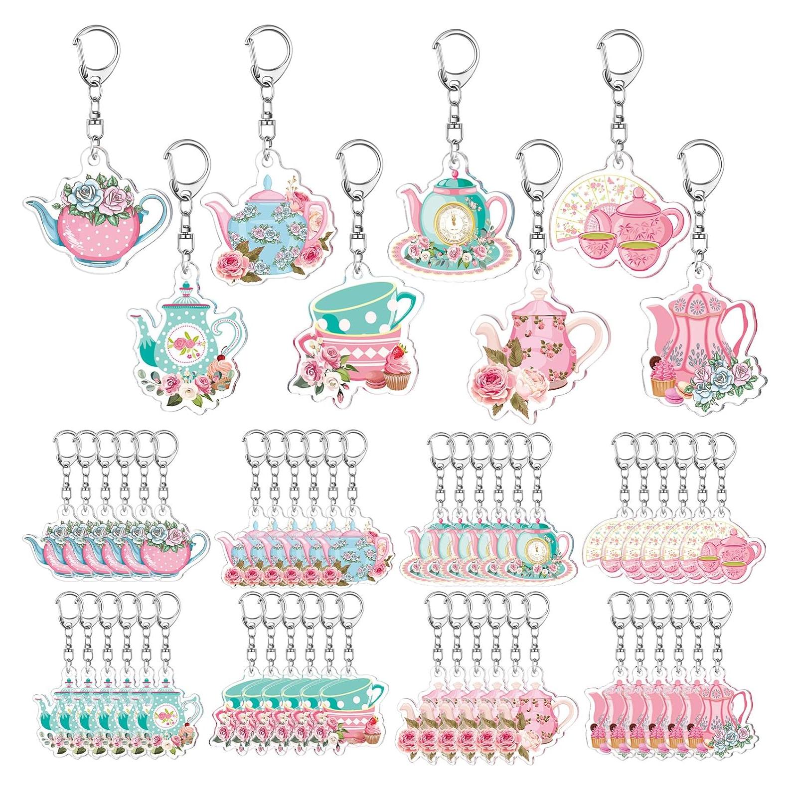 48 Llaveros Groovy Tondiamo para Fiesta Retro Boho