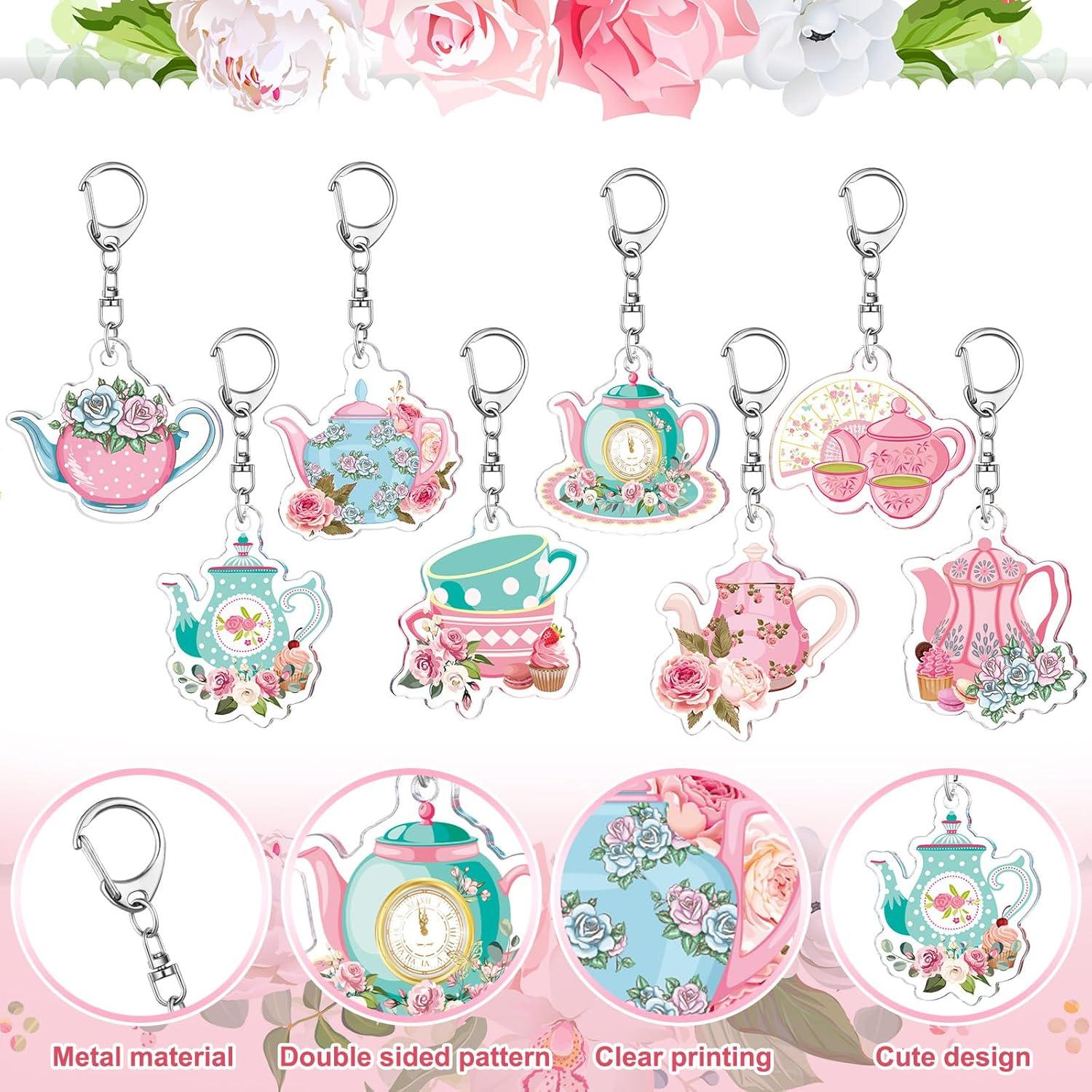 48 Llaveros Groovy Tondiamo para Fiesta Retro Boho