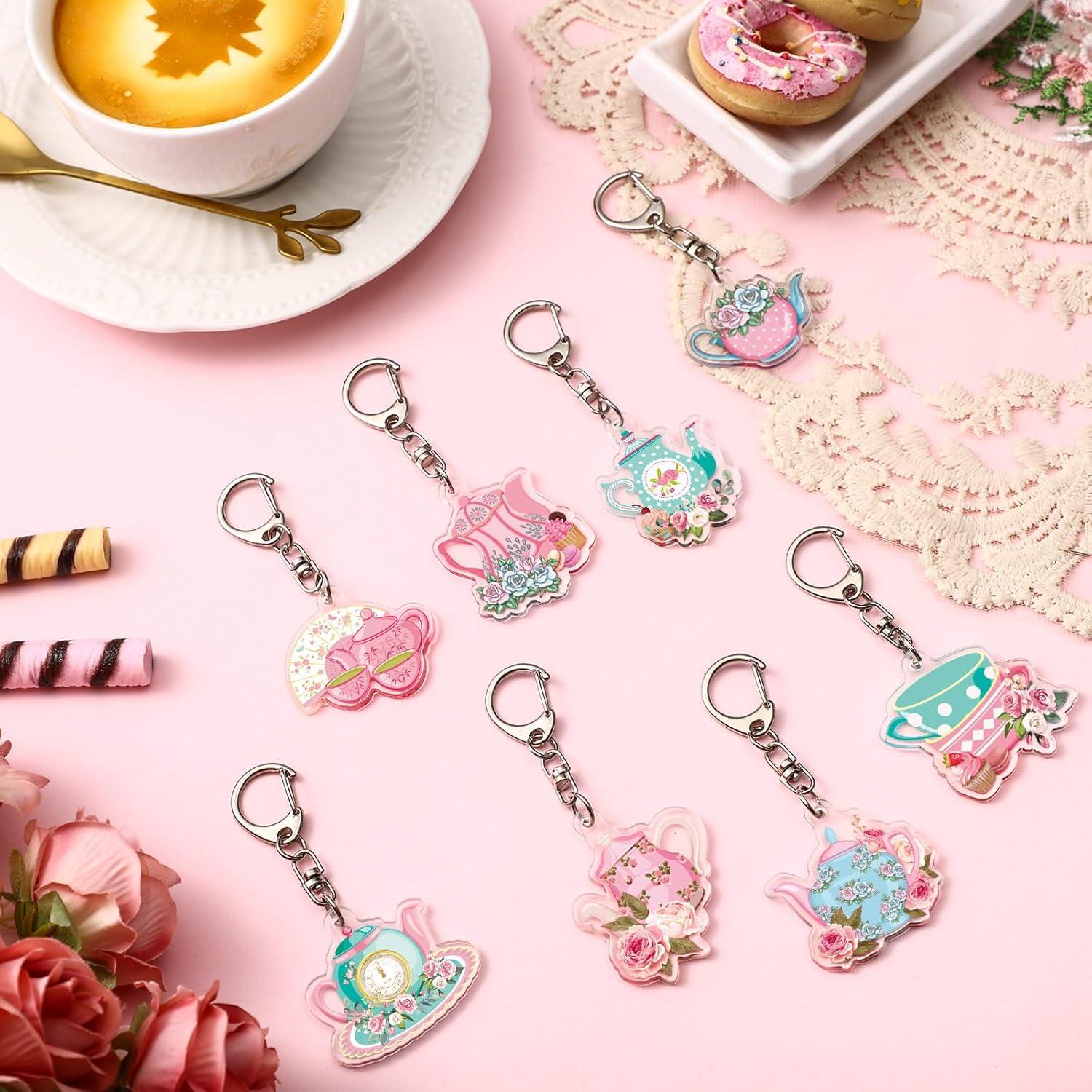 48 Llaveros Groovy Tondiamo para Fiesta Retro Boho