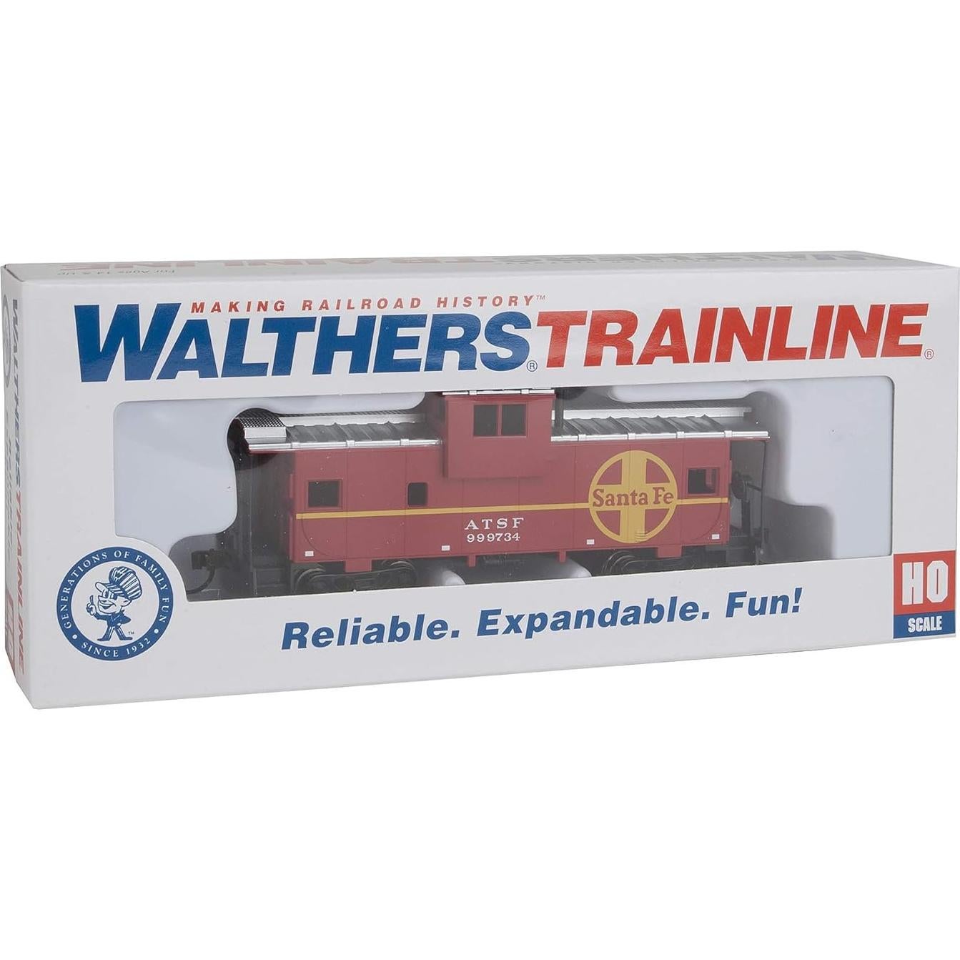 Caboose de Visión Amplia Walthers HO Atchison, Topeka y Santa Fe