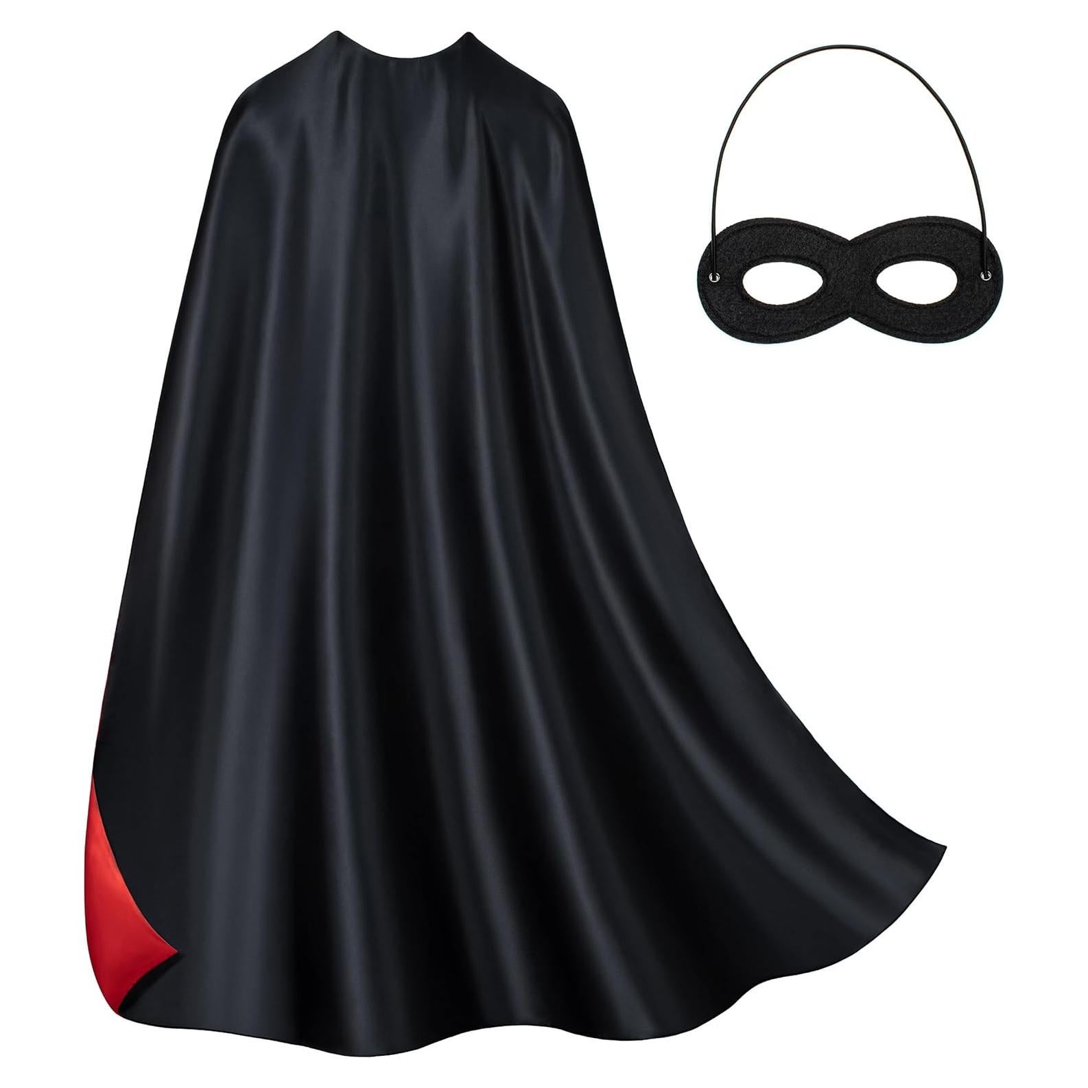 Conjunto de Capa y Máscara de Superhéroe Bosvin Adulto