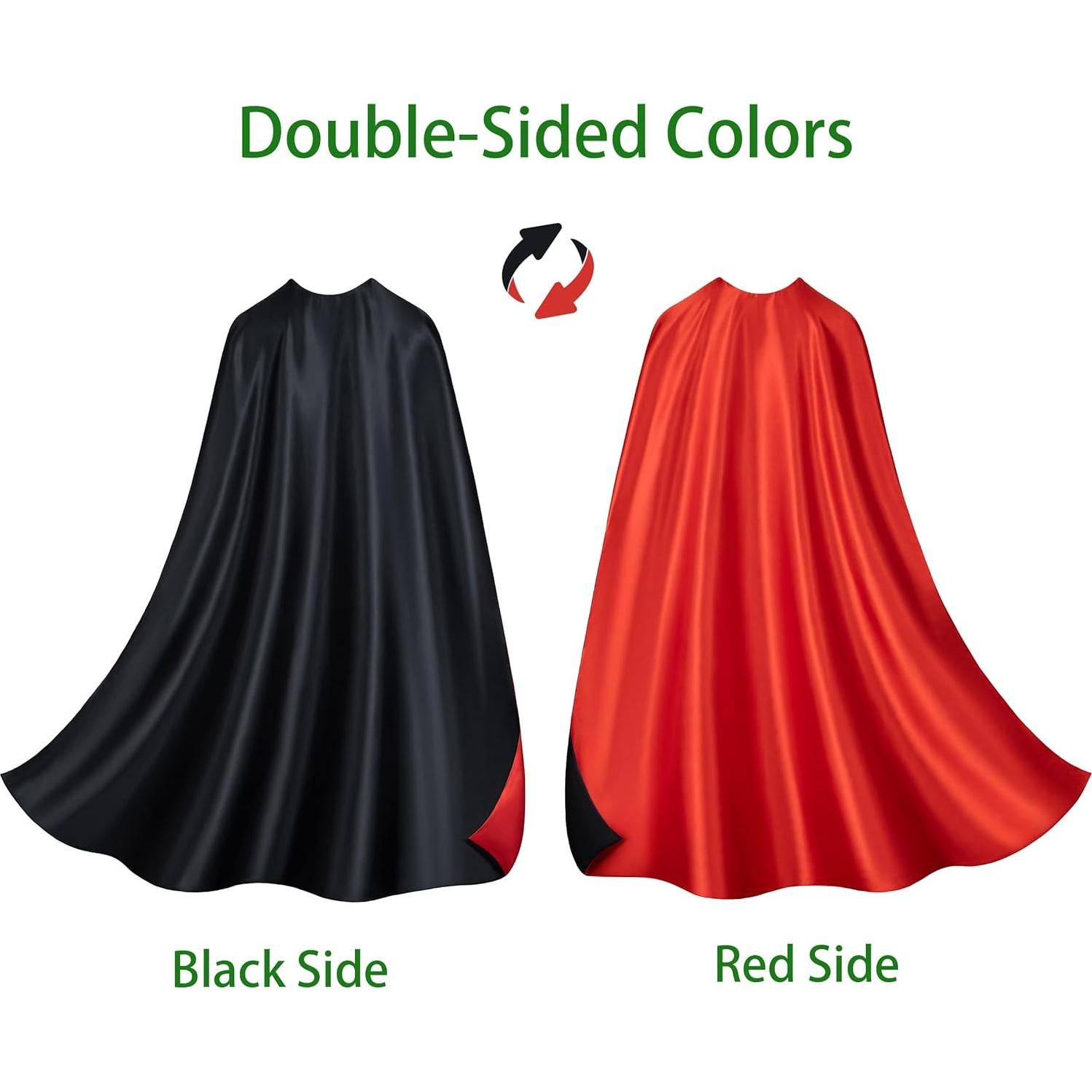 Conjunto de Capa y Máscara de Superhéroe Bosvin Adulto