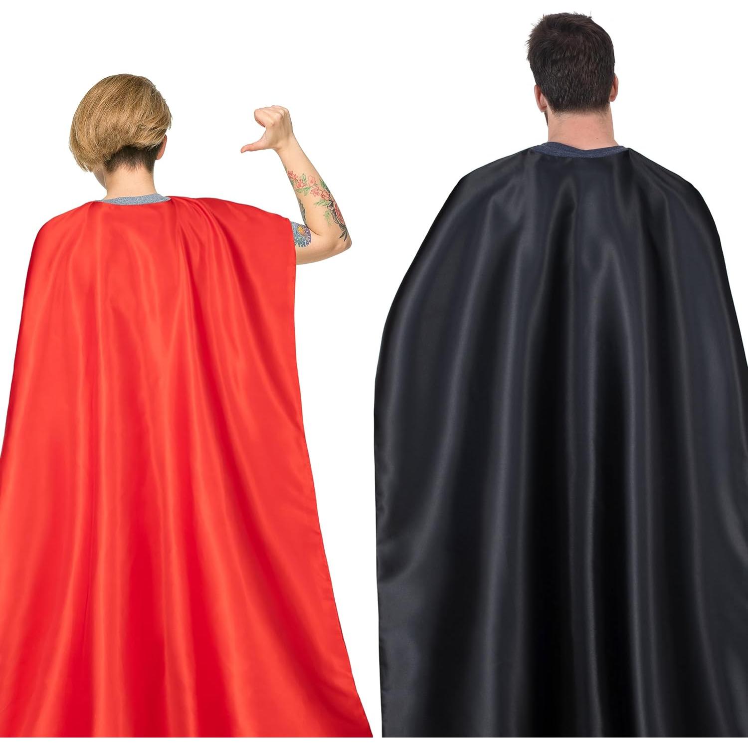 Conjunto de Capa y Máscara de Superhéroe Bosvin Adulto