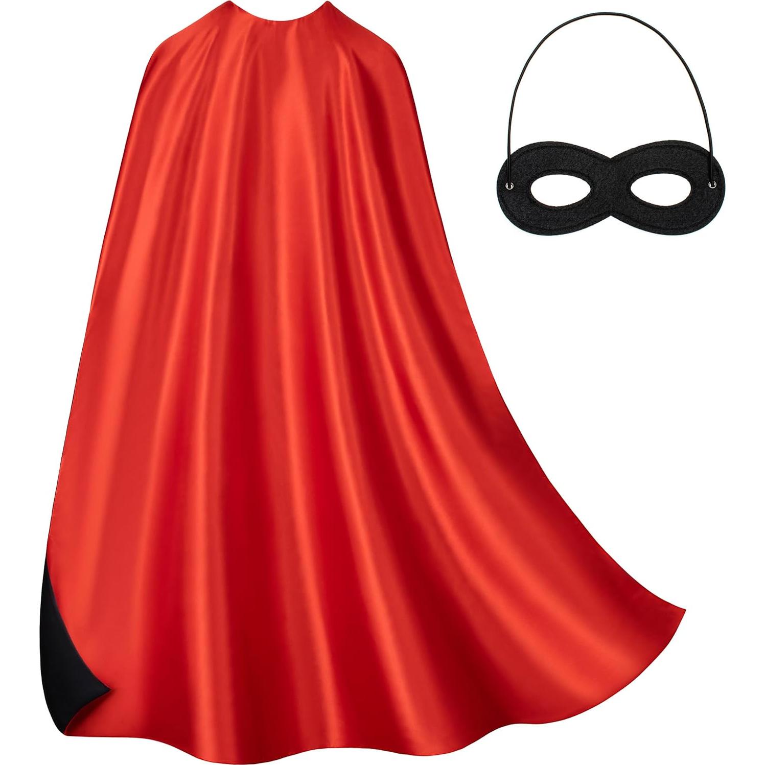 Conjunto de Capa y Máscara de Superhéroe Bosvin Adulto
