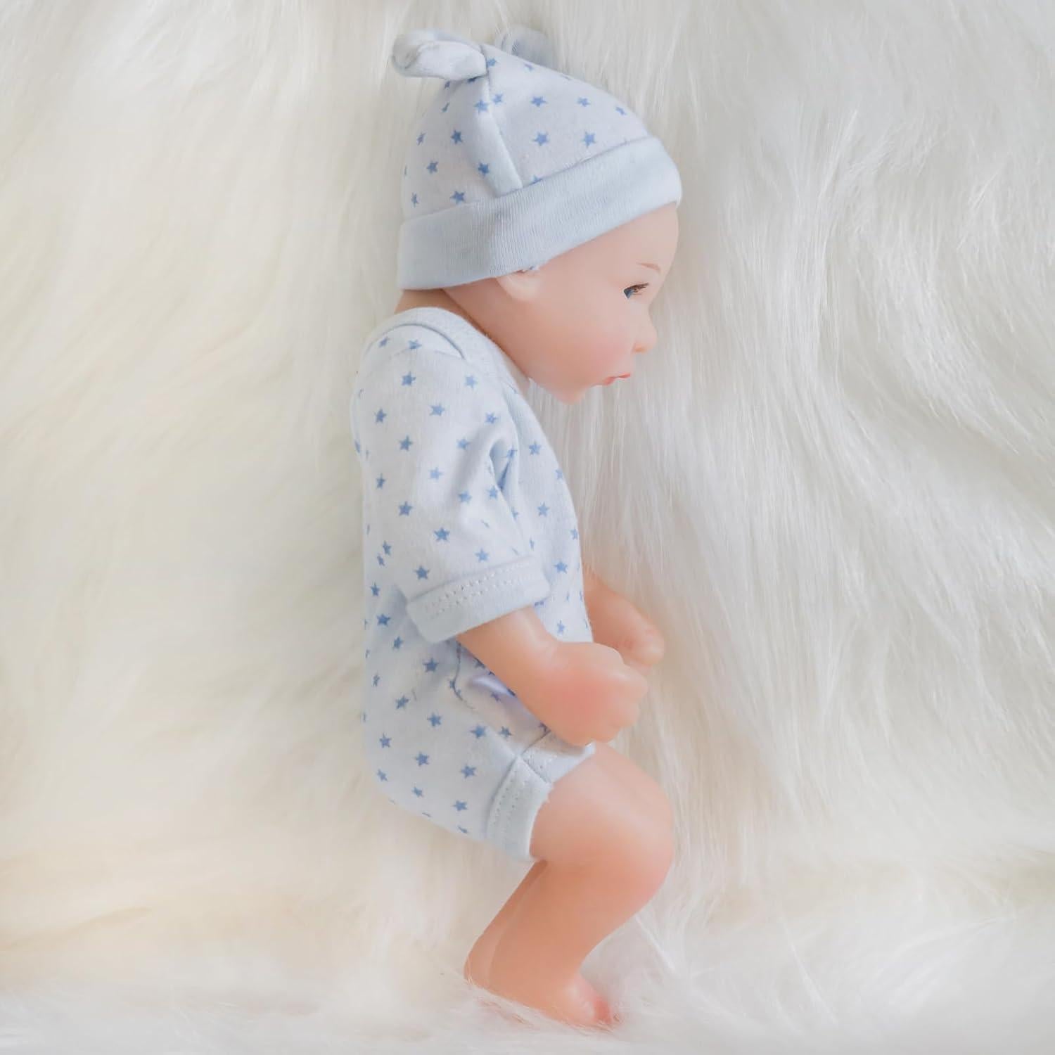 Muñeca Reborn Realista ENA 25 cm Vinilo Silicona para Niños