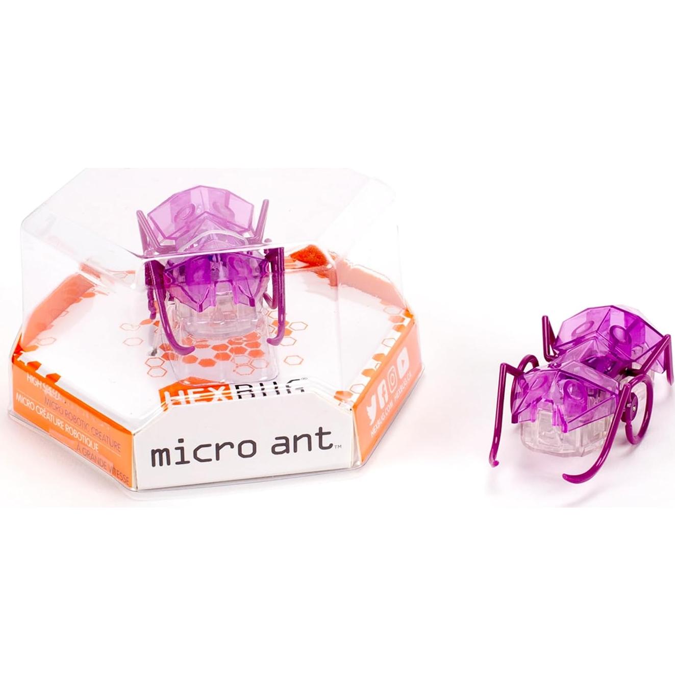 HEXBUG Micro Ant - Robot Autónomo Rápido - Juguete STEM 8+