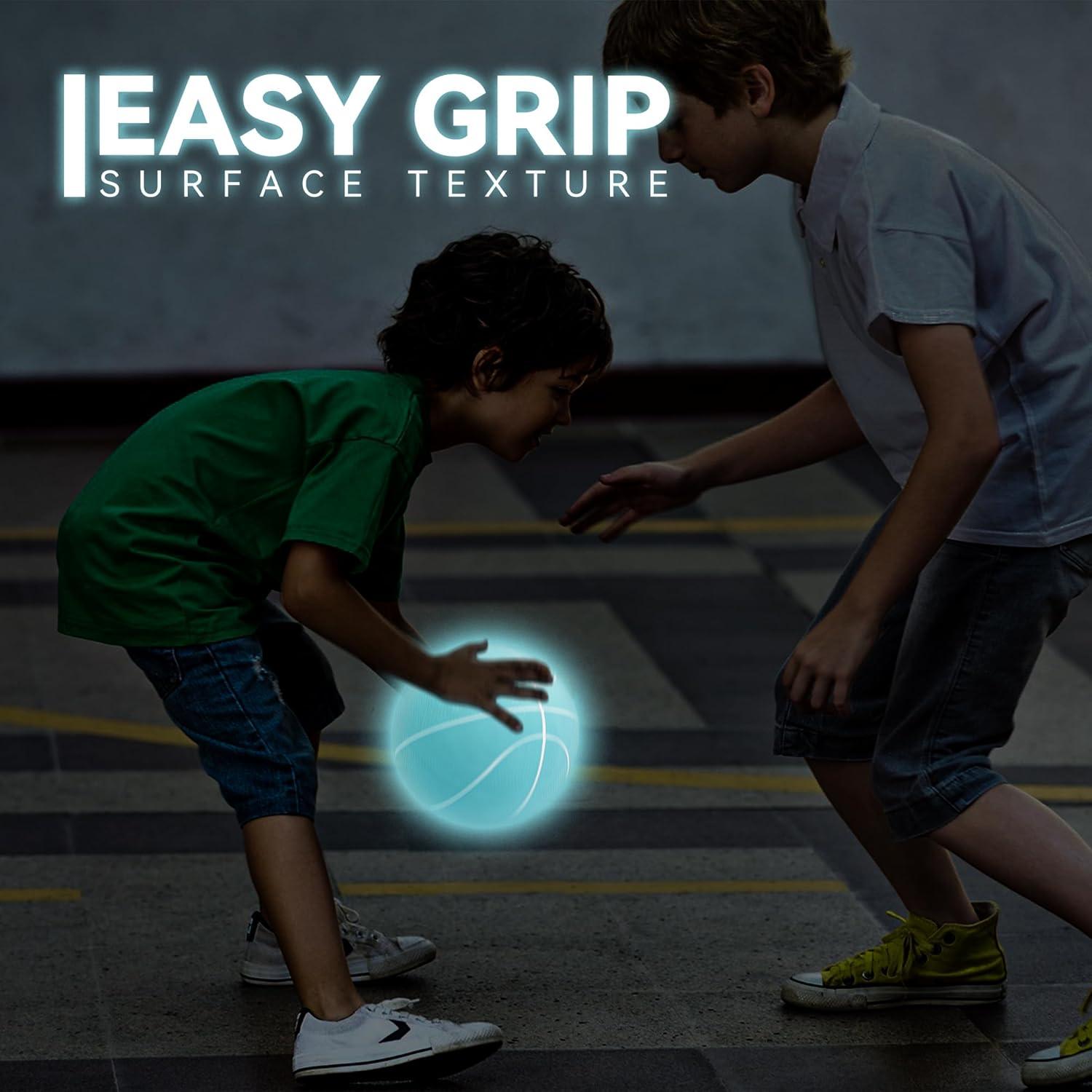 Balones de Baloncesto Mini Fastes que Brillan en la Oscuridad - 4 Piezas