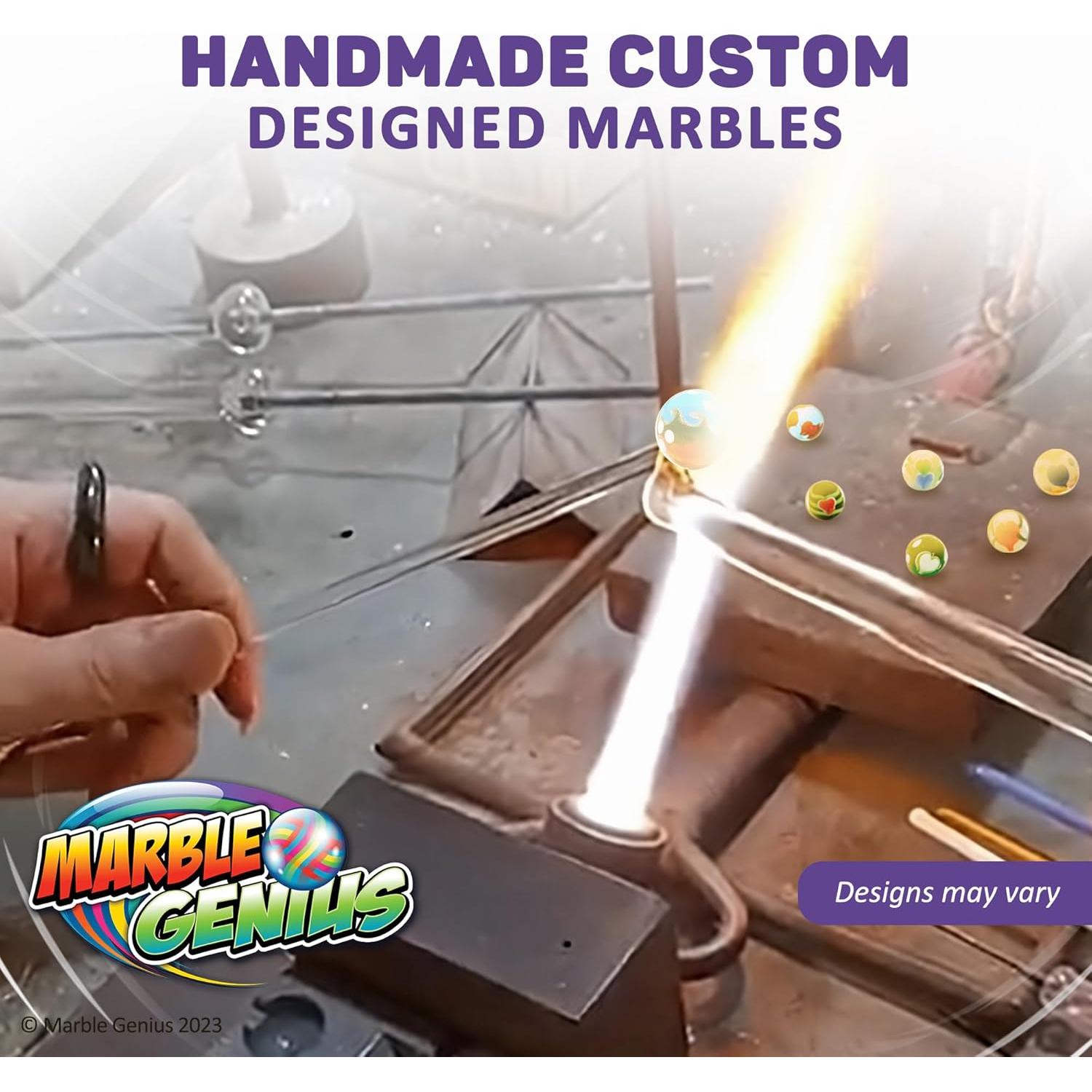 Canicas Acuáticas Marble Genius, 16mm, 10 Piezas de Vidrio