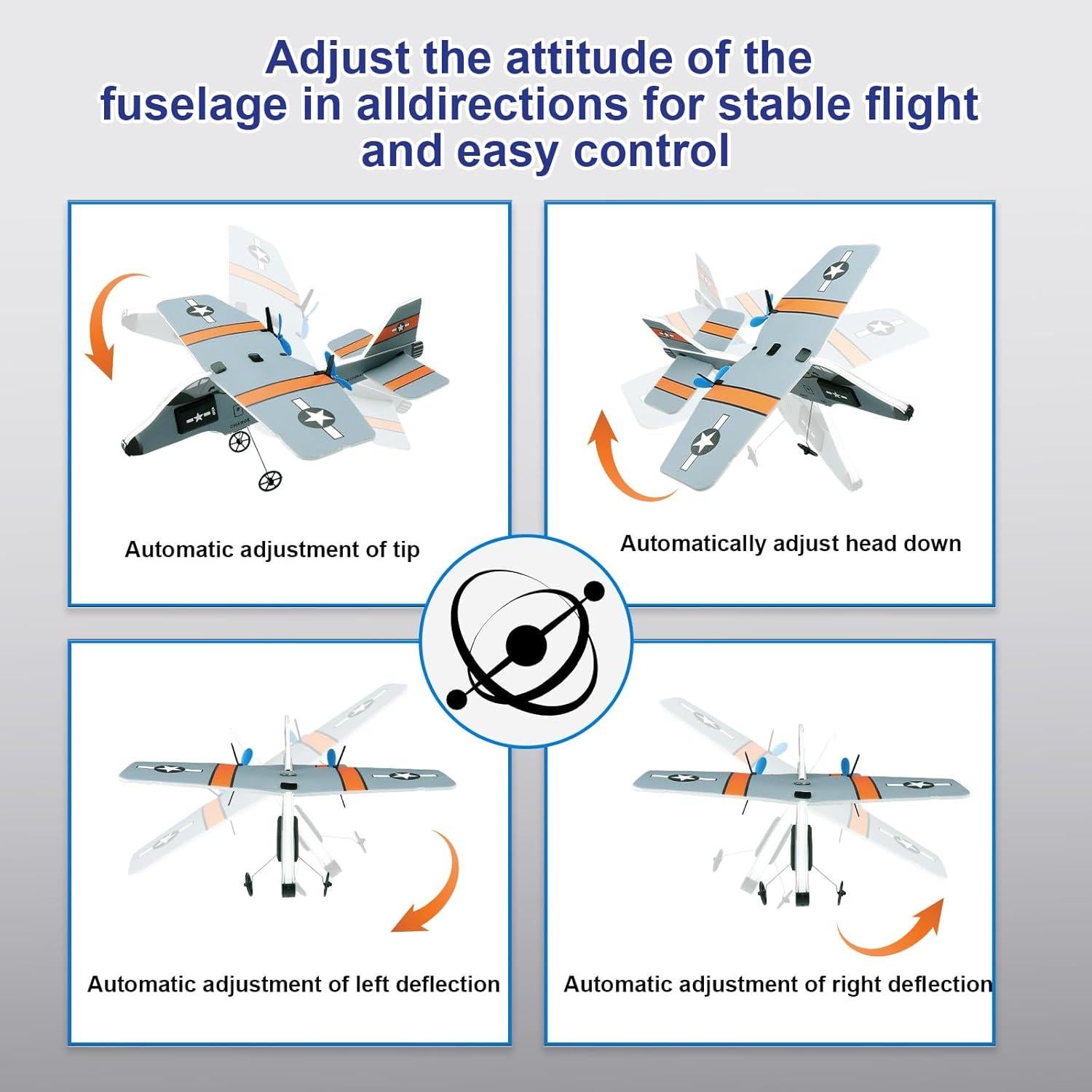 Avión RC Jaming 813A 2.4GHz para Principiantes 238g