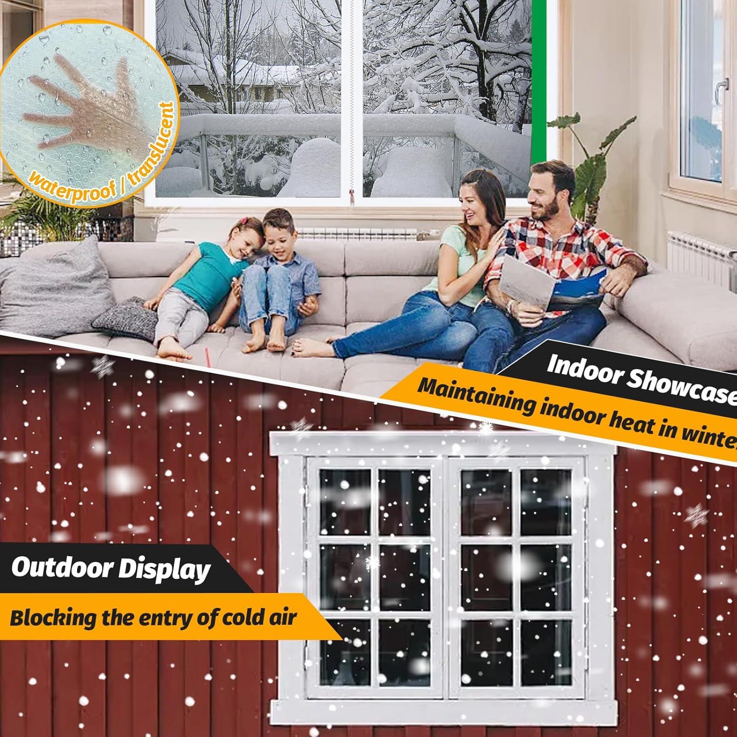 Kit de Aislamiento de Ventanas Dxmimer 119x152cm Reutilizable