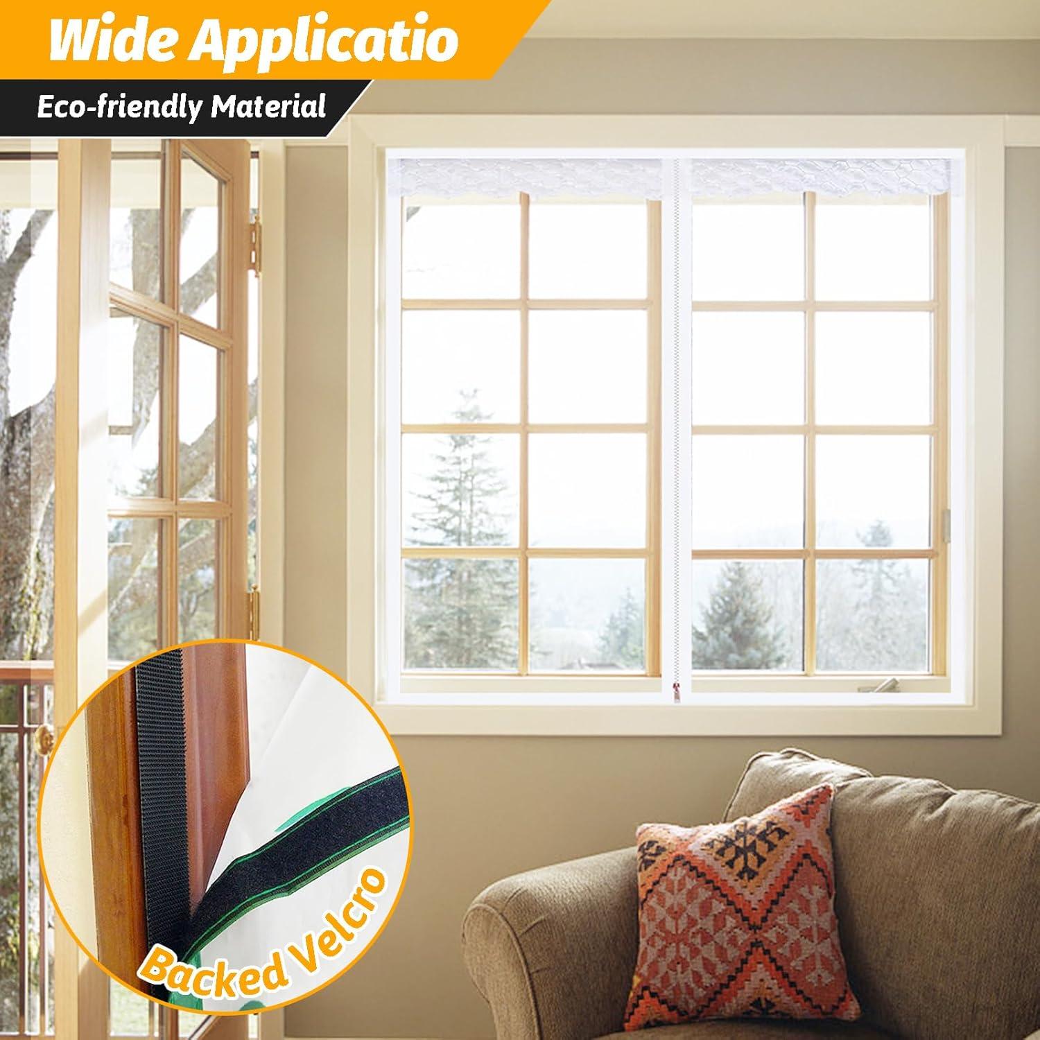 Kit de Aislamiento de Ventanas Dxmimer 119x152cm Reutilizable