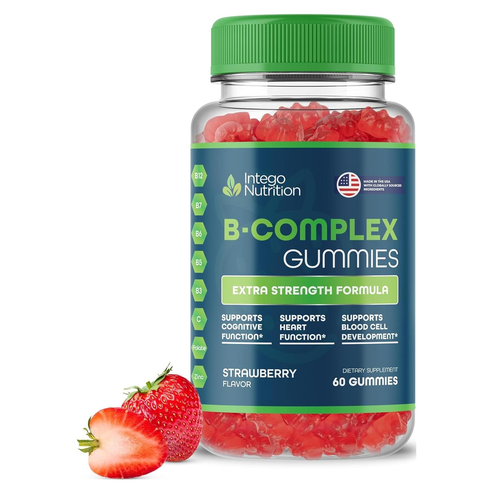 Gomitas de Vitamina B Complejo Intego Nutrition 60 Unidades