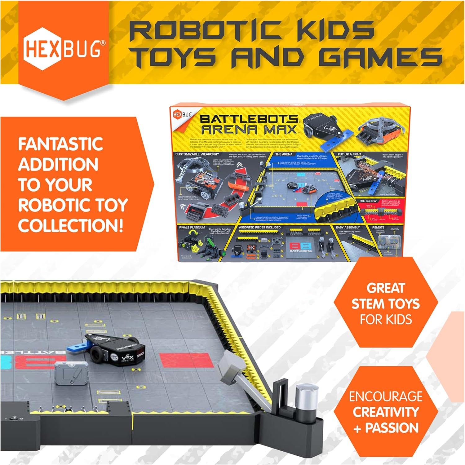 HEXBUG BattleBots Arena MAX - Juguete de Robot 2.72 kg