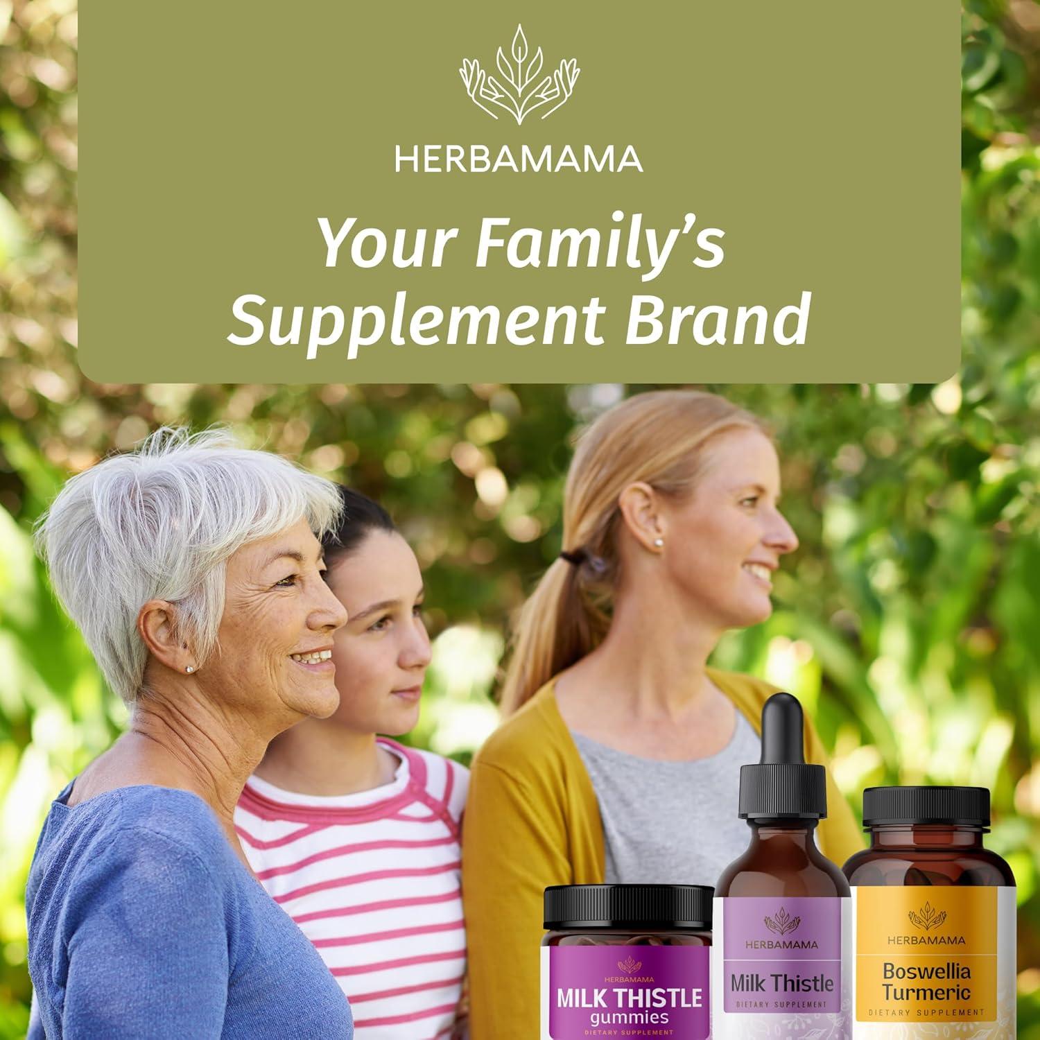 Gotas de Cardo Mariano Herbamama 59 ml - Desintoxicación Hepática