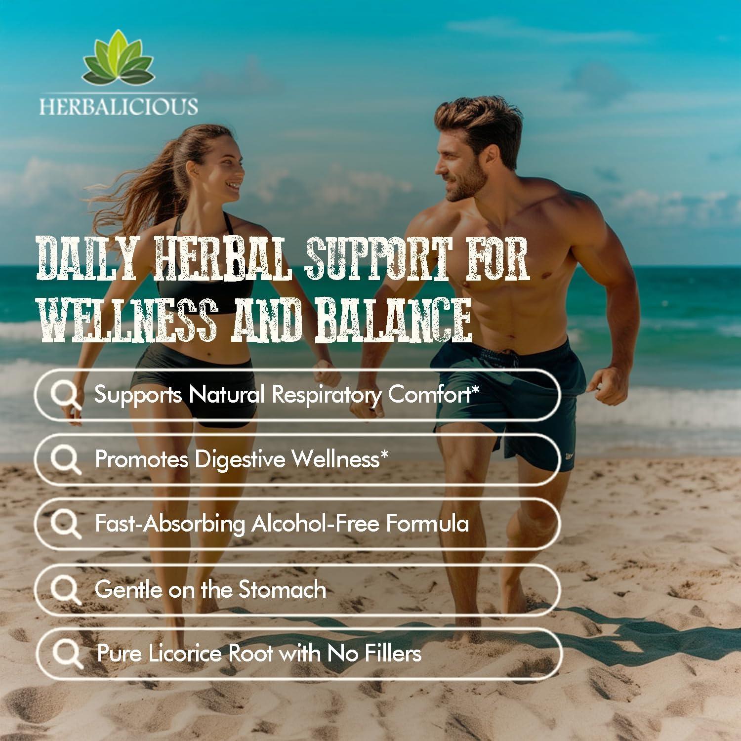 Extracto de Raíz de Regaliz Orgánico Herbalicious 59.15 ml