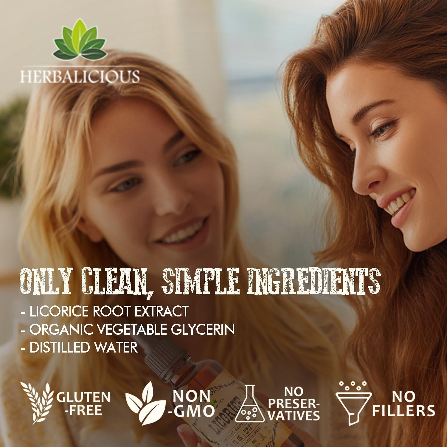 Extracto de Raíz de Regaliz Orgánico Herbalicious 59.15 ml