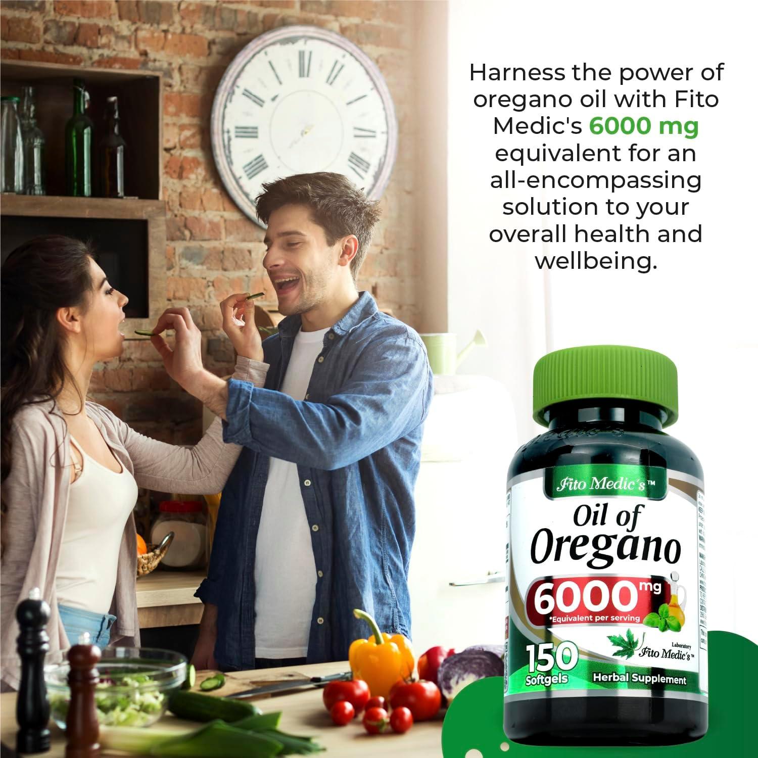 Cápsulas de Aceite de Orégano FITO MEDIC'S 150 Unidades