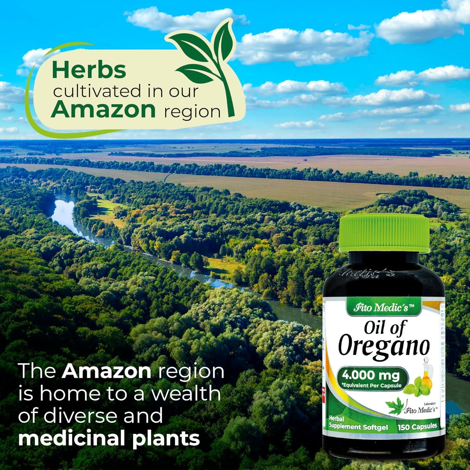 Cápsulas de Aceite de Orégano FITO MEDIC'S 150 Unidades