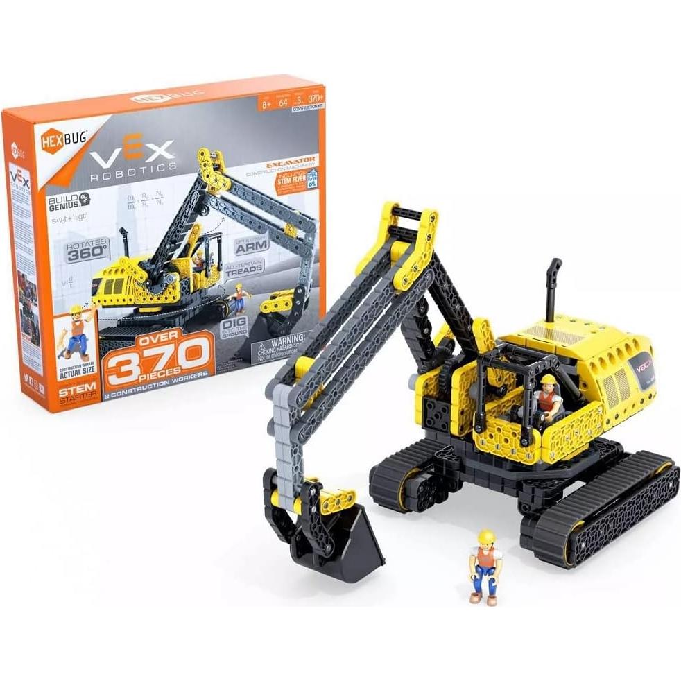 Excavadora VEX Robotics HEXBUG 370 Piezas STEM 8+