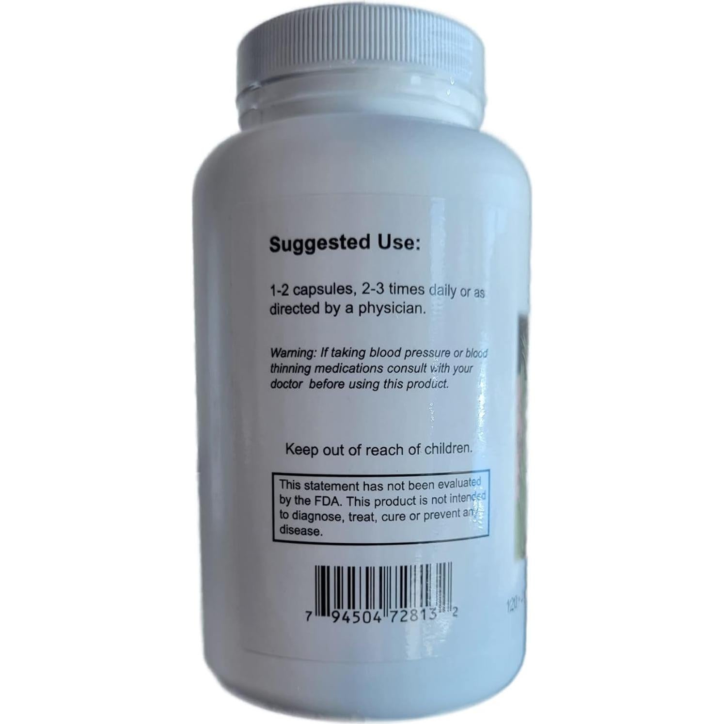 Cápsulas Vegetarianas de Romero Supremo Supreme Nutrition 120 U.