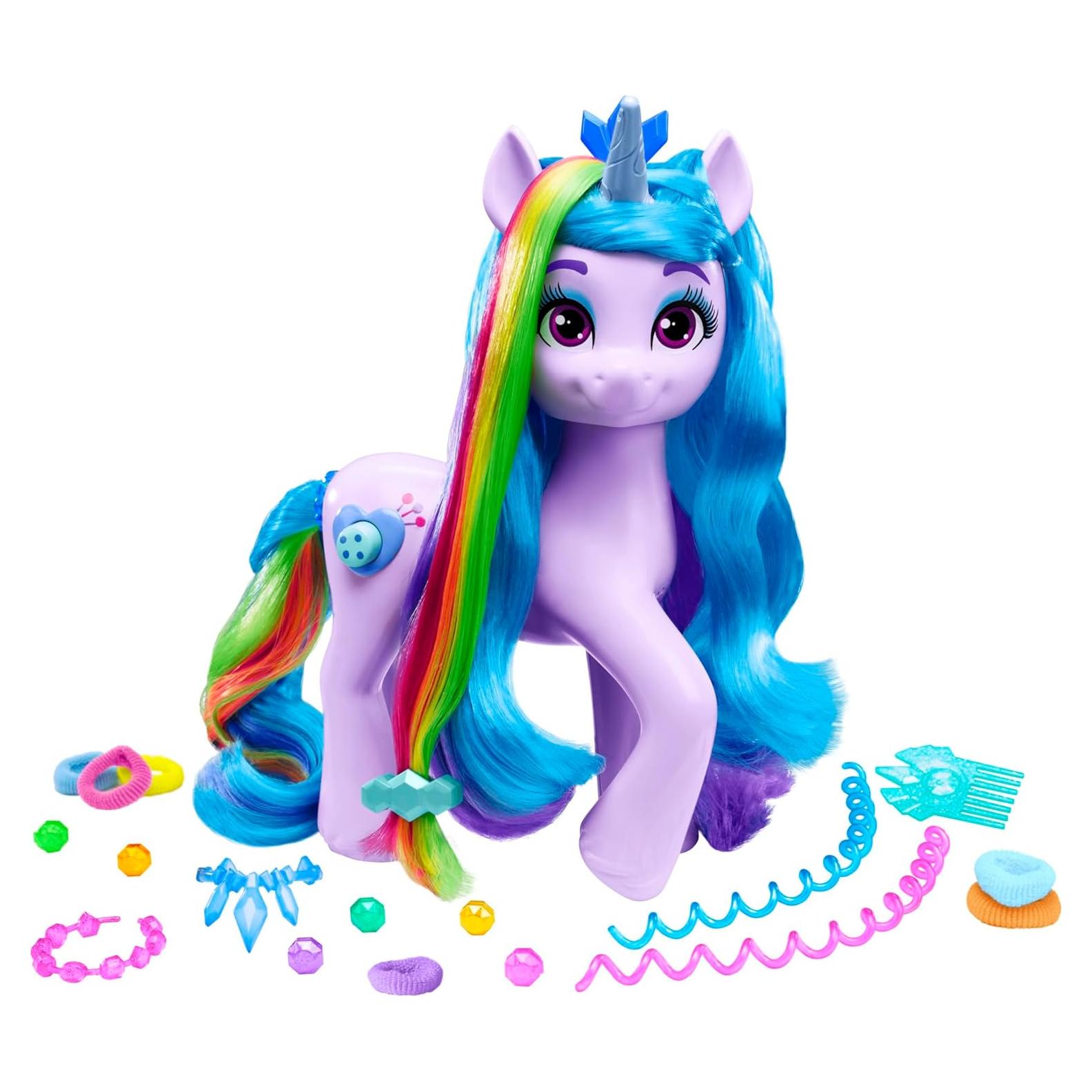 Mi Pequeño Pony Izzy Moonbow 24 cm con Sonidos y Accesorios