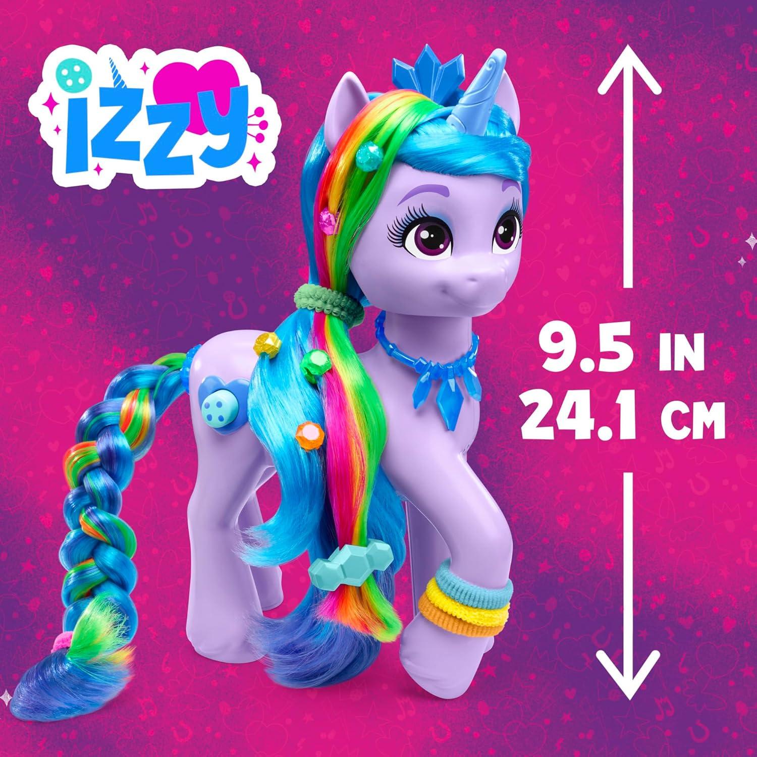 Mi Pequeño Pony Izzy Moonbow 24 cm con Sonidos y Accesorios