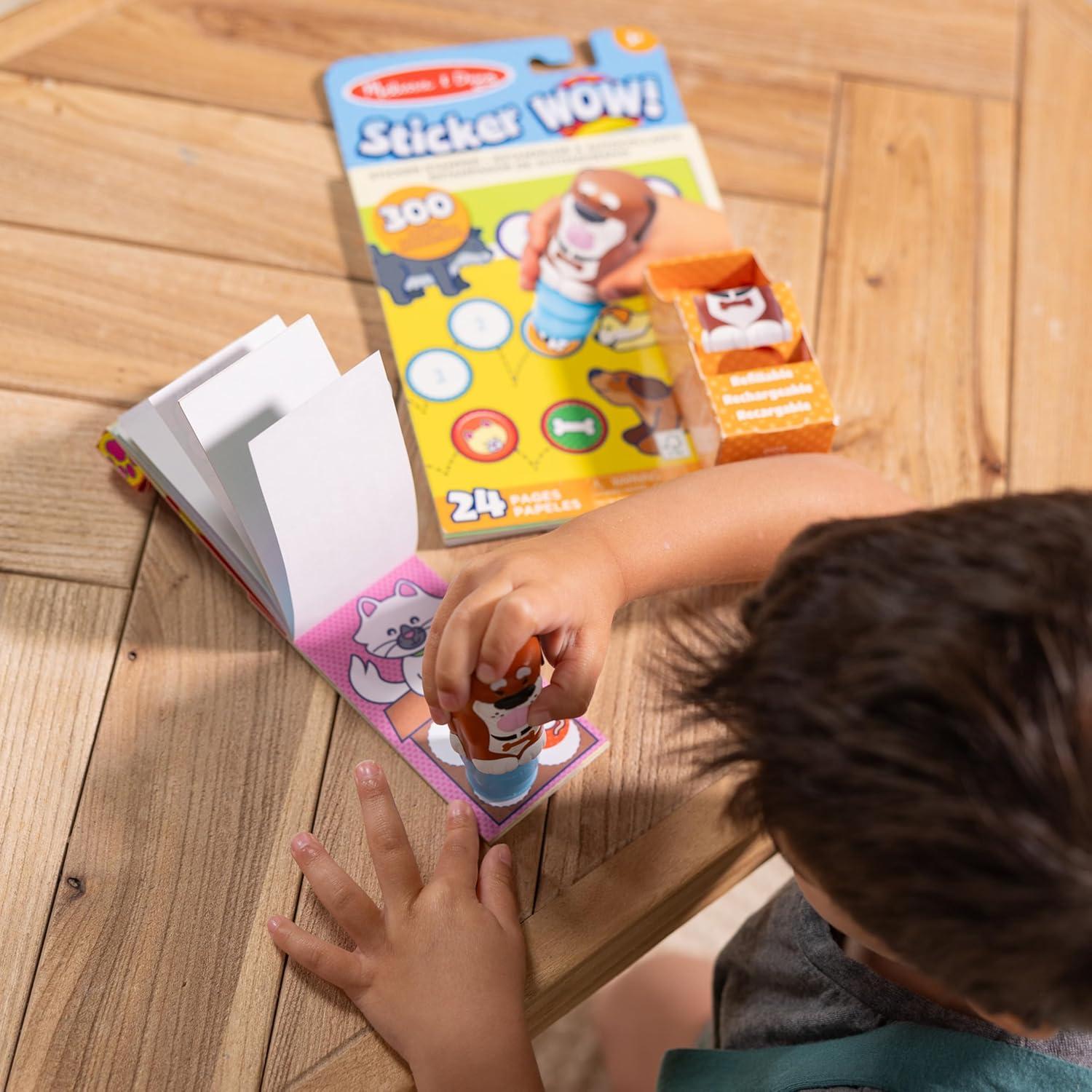 Conjunto de Sellos de Pegatinas Melissa & Doug Perro 500 piezas