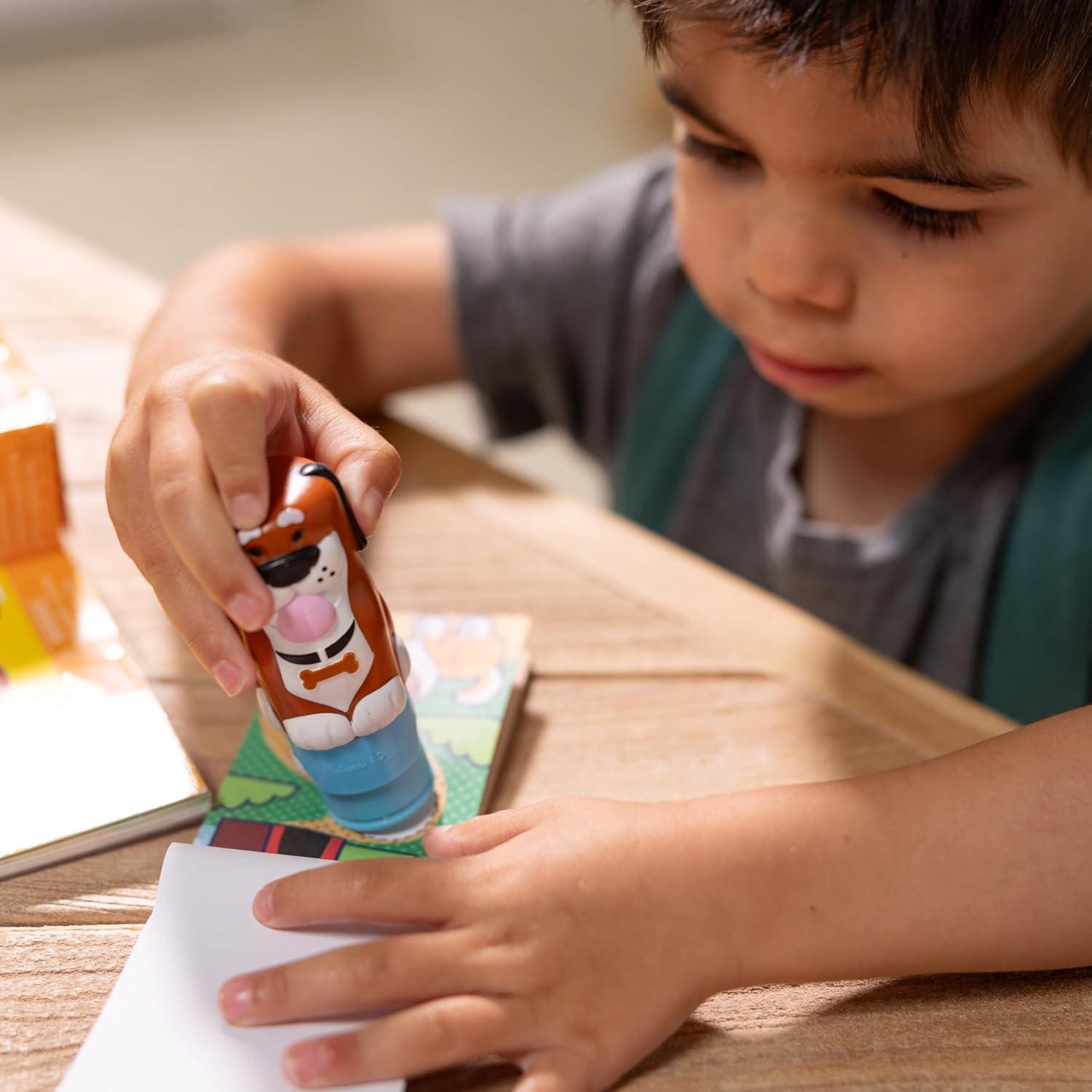 Conjunto de Sellos de Pegatinas Melissa & Doug Perro 500 piezas