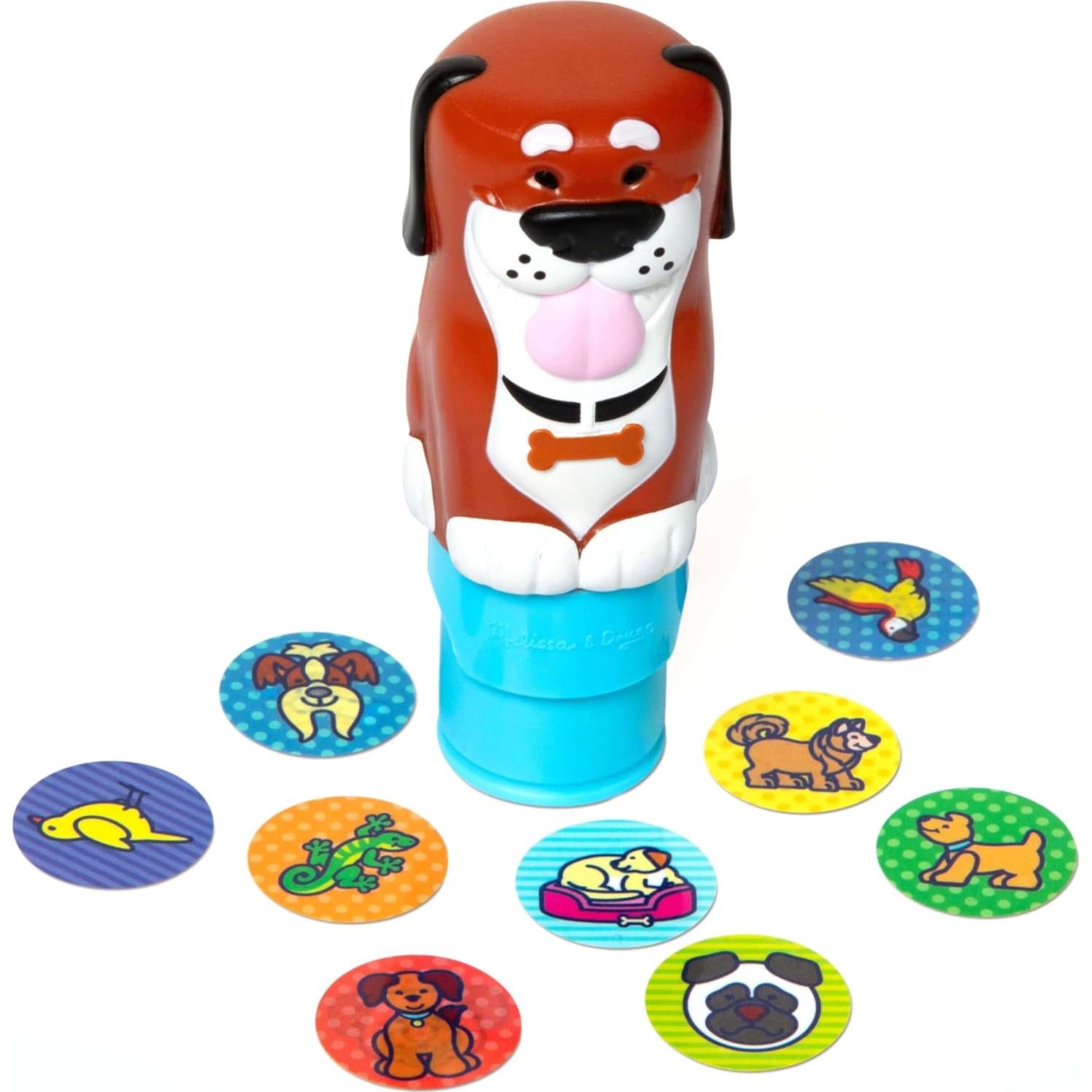 Conjunto de Sellos de Pegatinas Melissa & Doug Perro 500 piezas