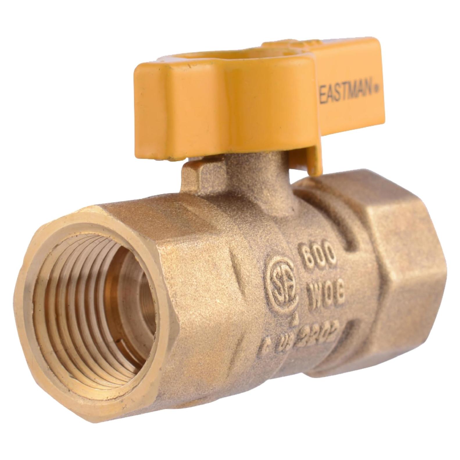 Válvula de Bola de Gas Eastman 1/2" Latón 60009B