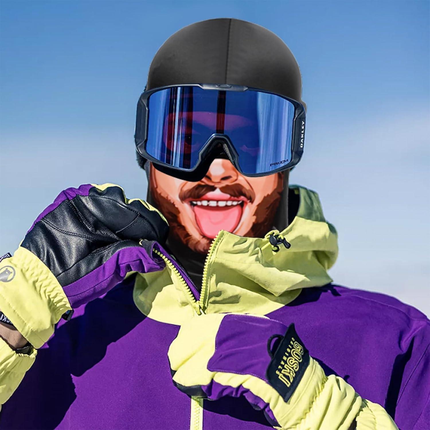 Máscara Balaclava 3D Impresa UV Protección Solar Unisex