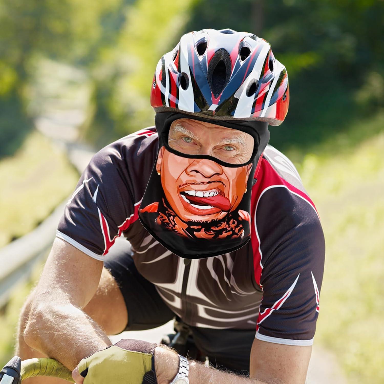 Máscara Balaclava 3D Impresa UV Protección Solar Unisex