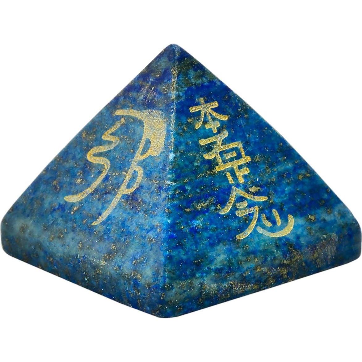 Pirámide de Cristal Lapis Lazuli Mookaitedecor 2.5-3.2 cm Chakra