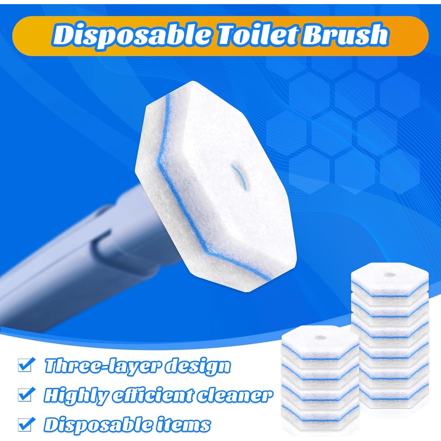 10 Recargas de Cabezas para Limpiador de Inodoro LYASILYHS