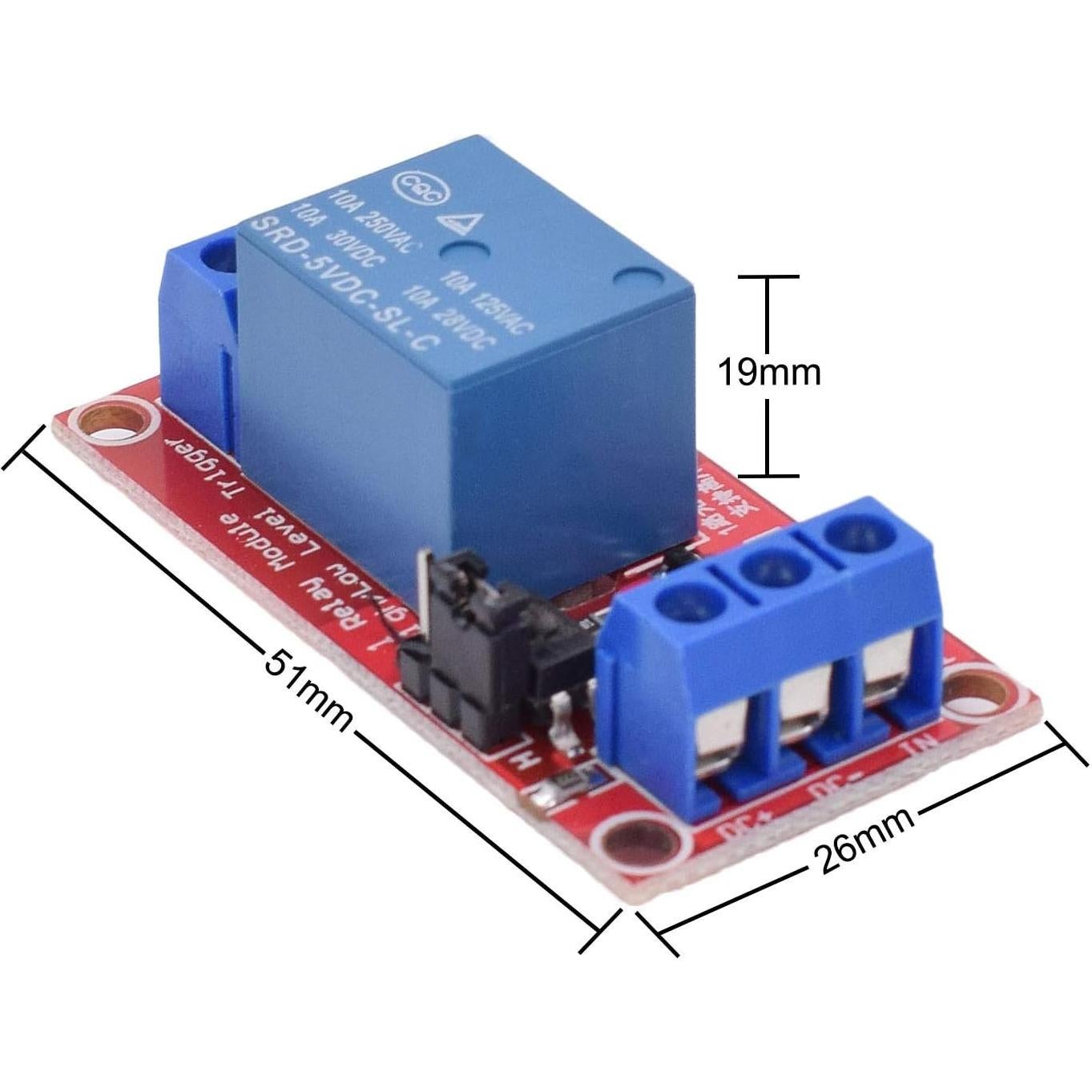 Módulo de Relé 5V 1-Canal Valefod con Aislamiento