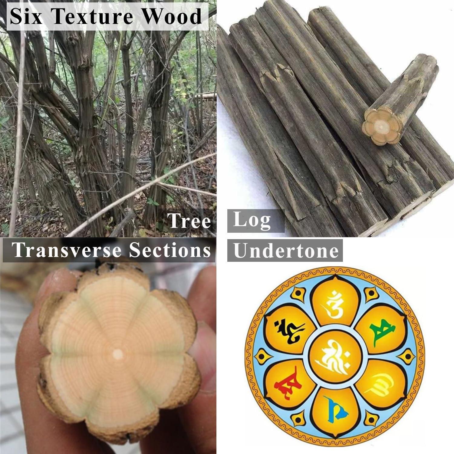 Pulsera Mala de 108 Cuentas de Madera Natural FAZOVIN 10 mm