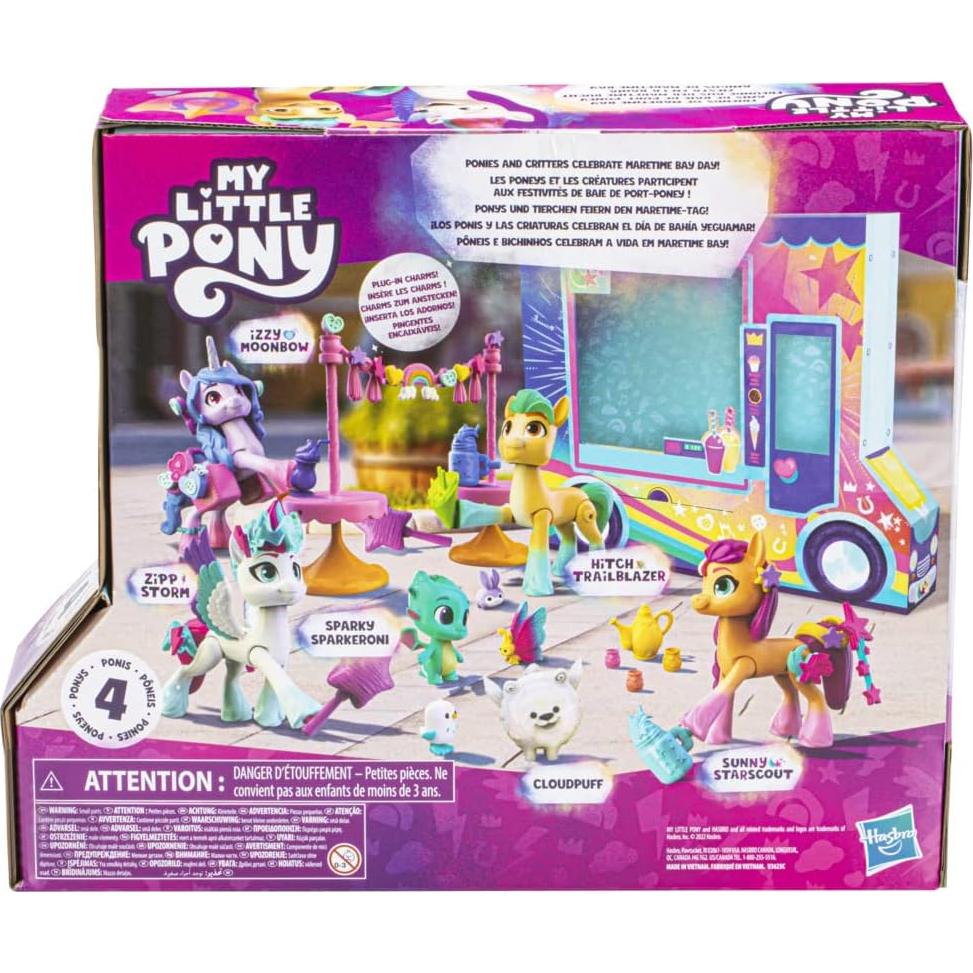 Mi Pequeño Pony Amigos de Maretime Bay - Juguete con 4 Figuras y 50 Accesorios