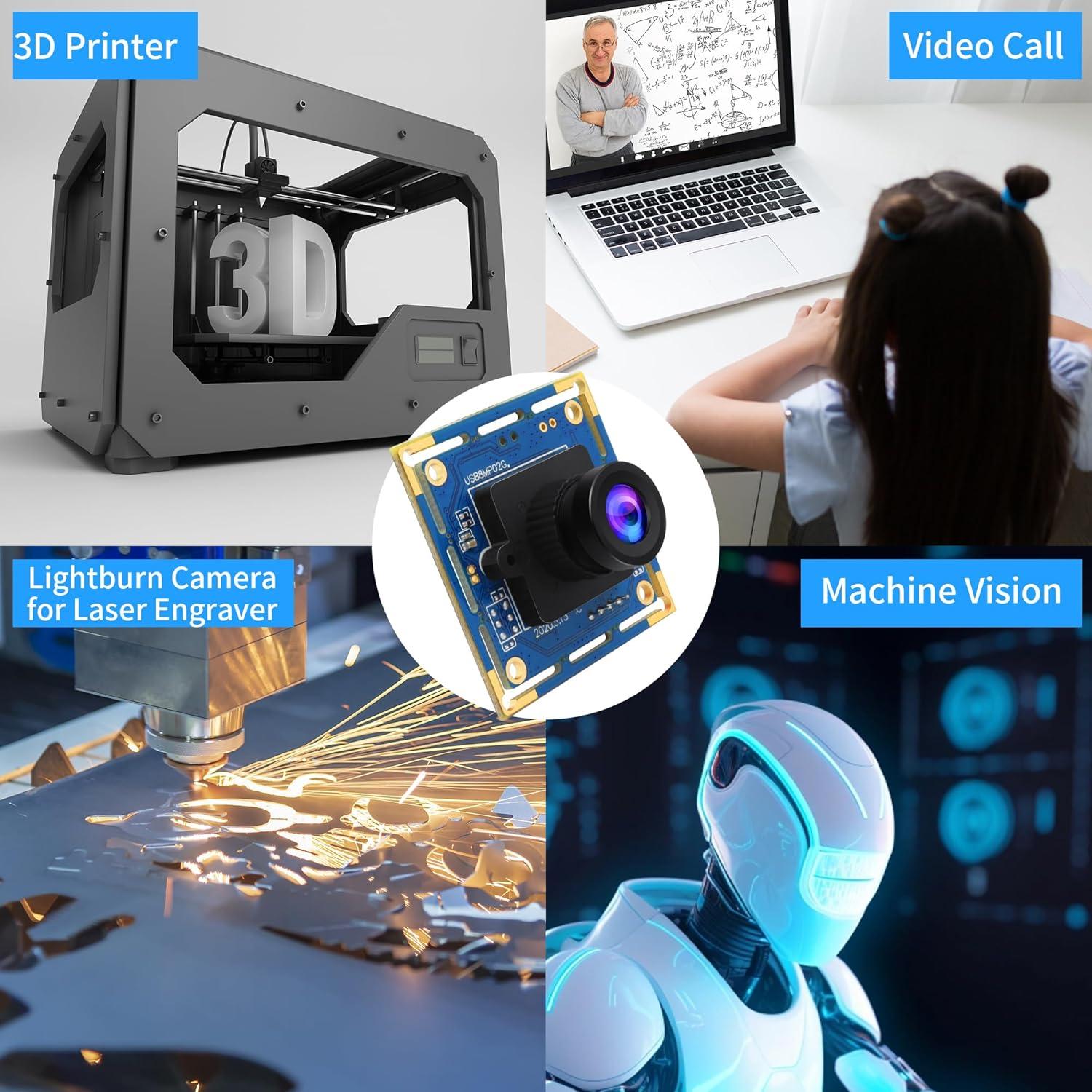 Módulo de Cámara USB 8MP Magnolia IMX179 Plug & Play