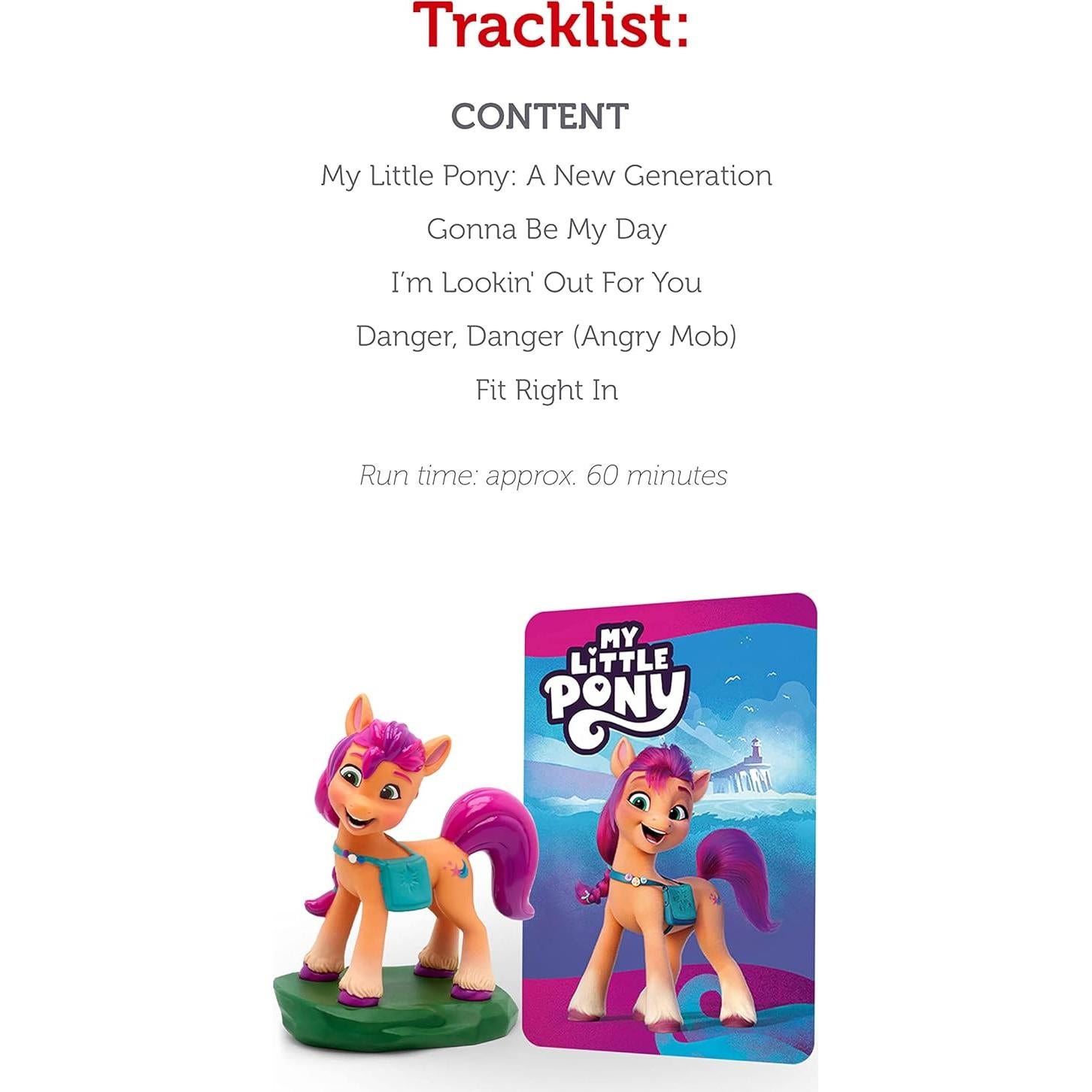Tonies Mi Pequeño Pony Sunny Starscout Audio 60 min