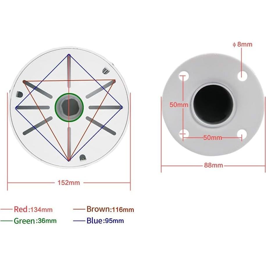 Soporte Universal de Pared para Cámara de Seguridad 31.75 cm