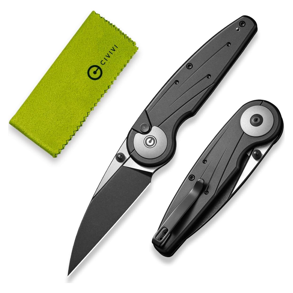 Cuchillo Plegable CIVIVI Starflare 8.38 cm Aluminio Negro