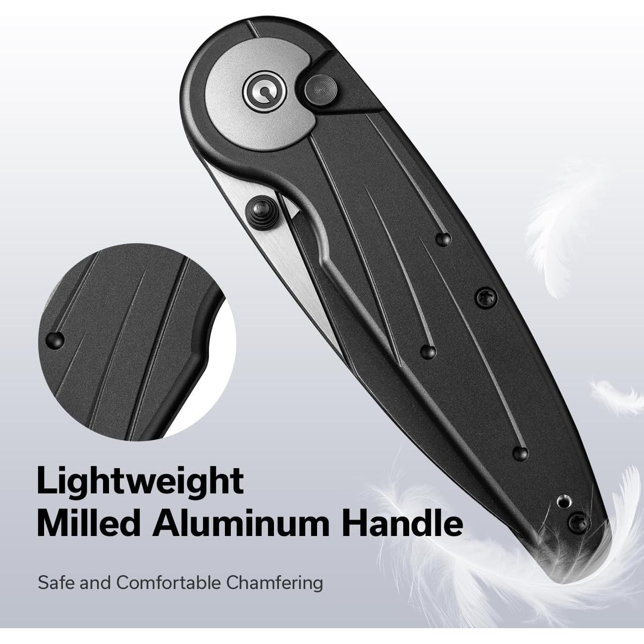 Cuchillo Plegable CIVIVI Starflare 8.38 cm Aluminio Negro