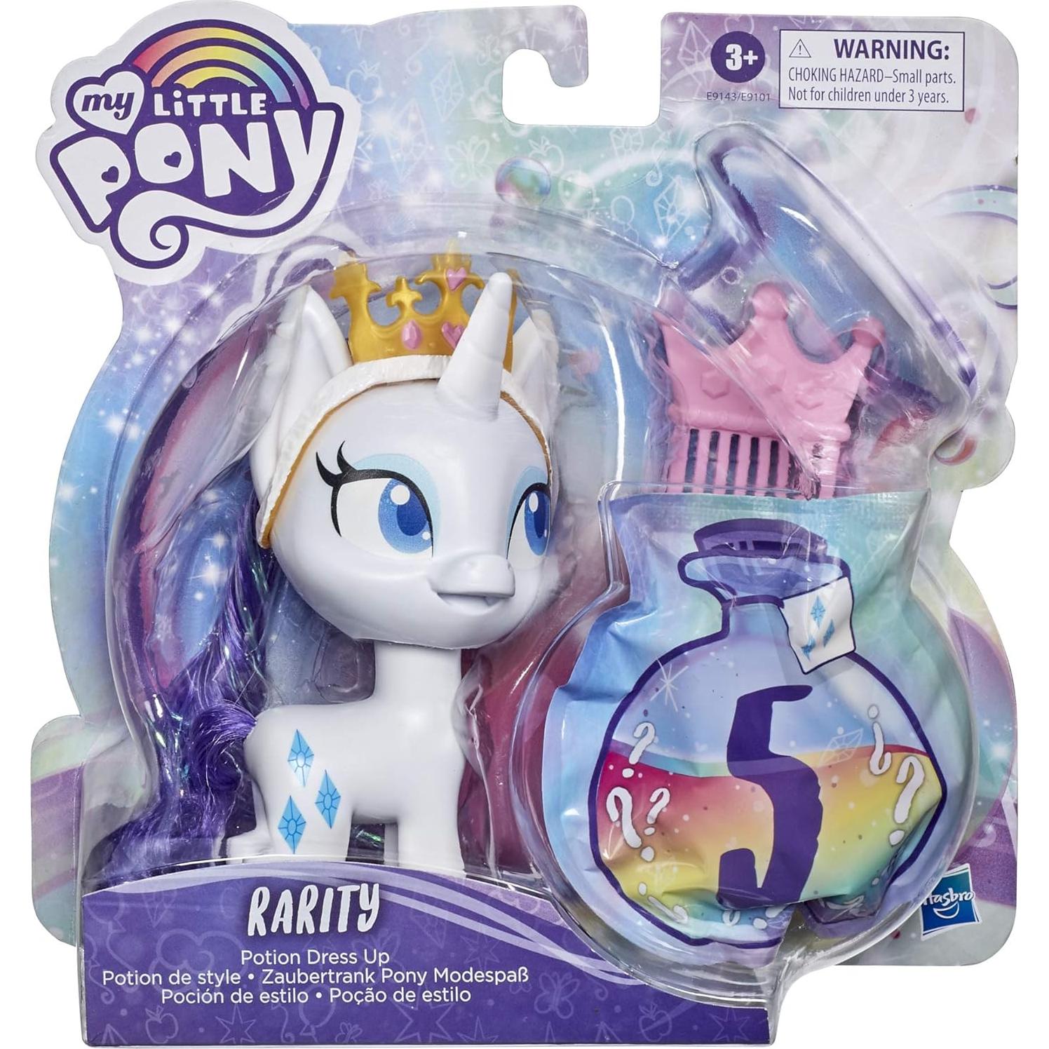 Muñeca Mi Pequeño Pony Rarity 20 cm con accesorios