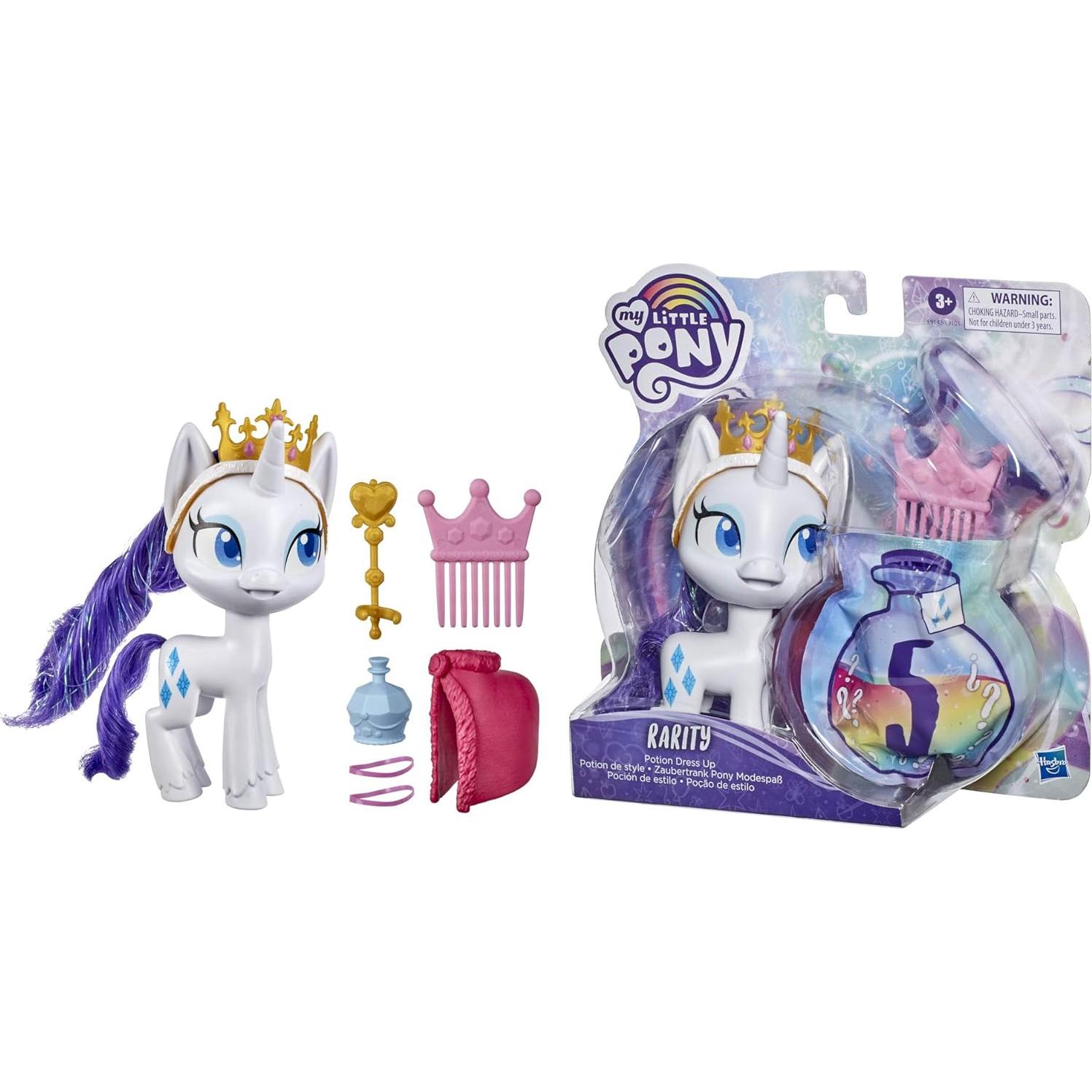 Muñeca Mi Pequeño Pony Rarity 20 cm con accesorios