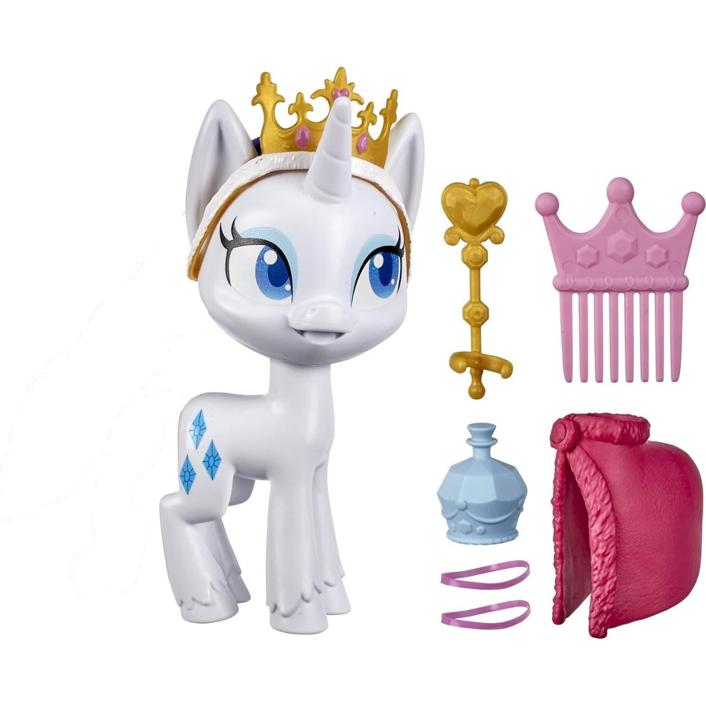 Muñeca Mi Pequeño Pony Rarity 20 cm con accesorios